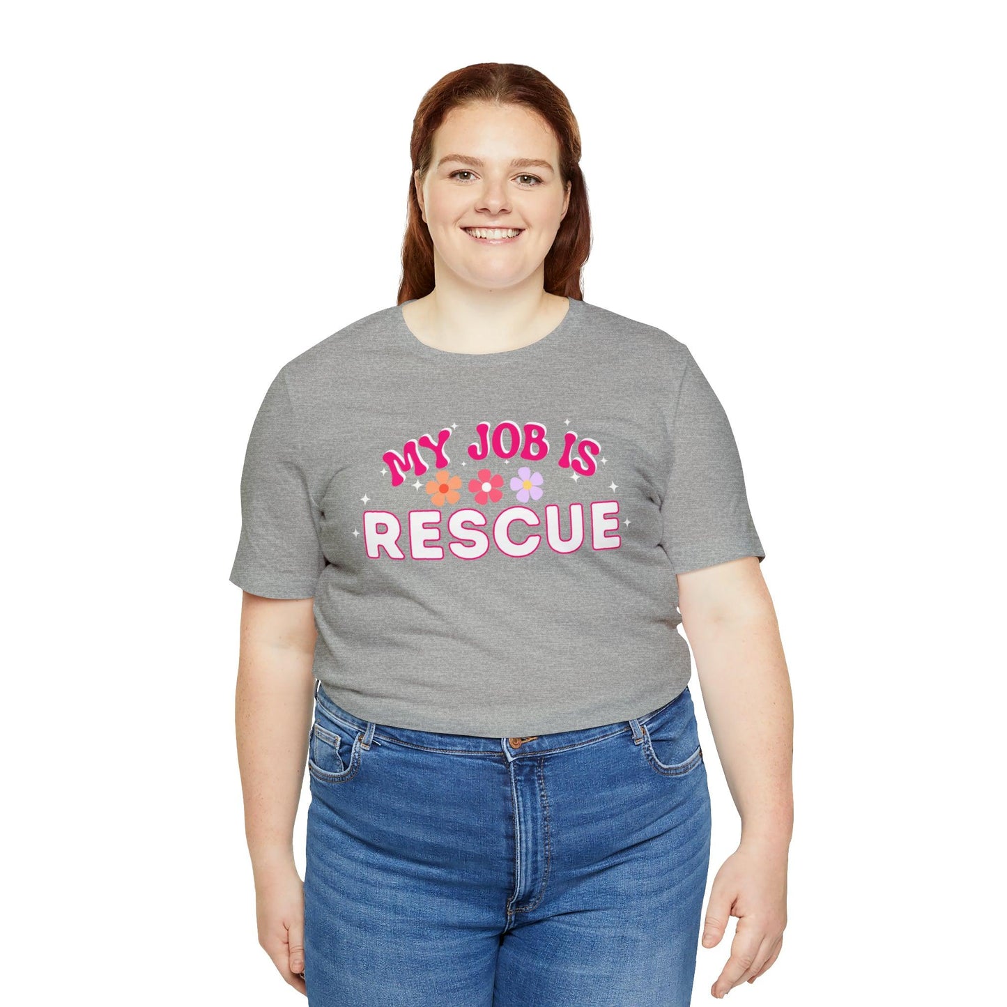 My Job is Rescue Shirt Firefighter Shirt Coast Guard Shirt Paramedic, Lifeguard, - Giftsmojo