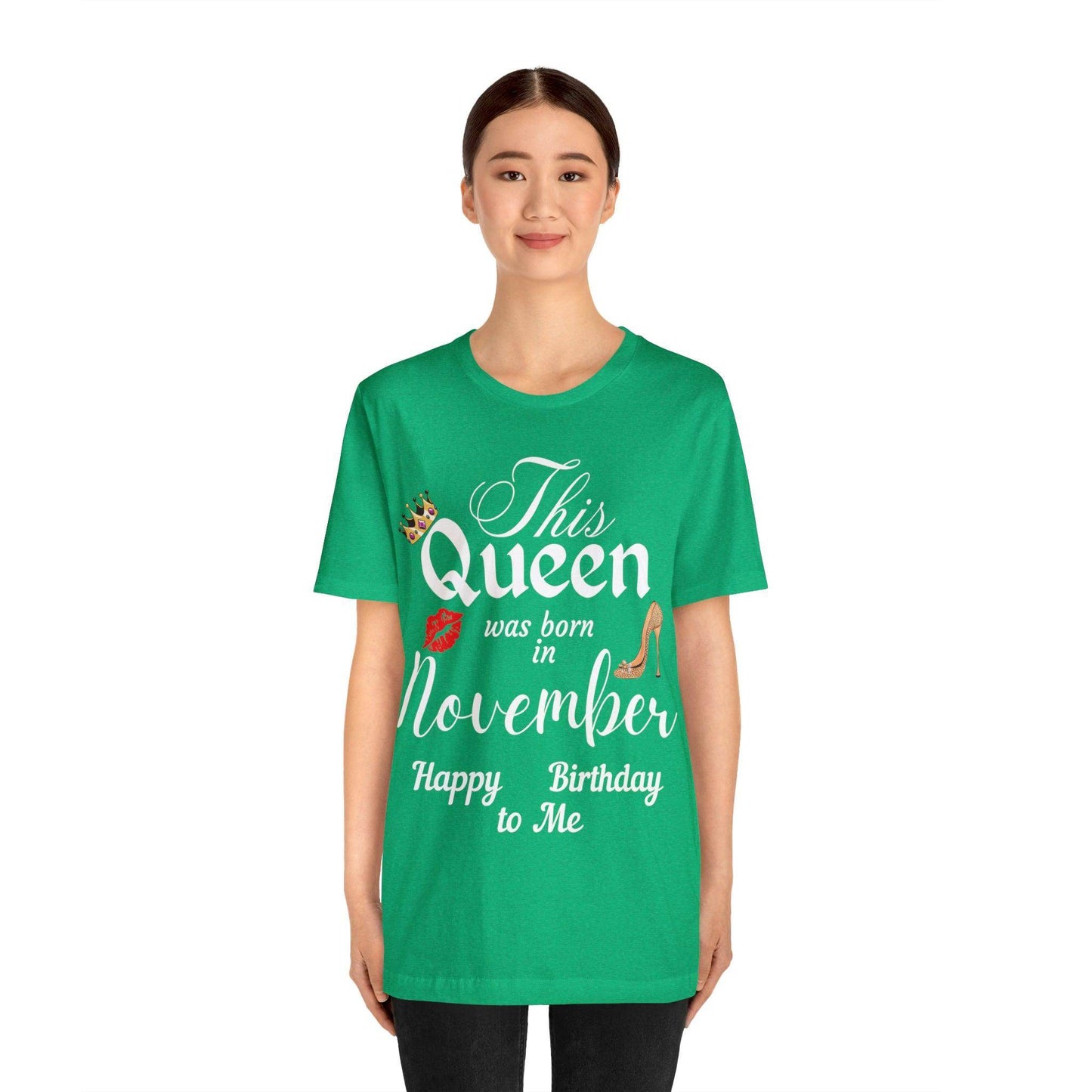 Birthday Queen Shirt, Gift for Birthday, This Queen was born in November Shirt, Funny Queen Shirt, Funny Birthday Shirt, Birthday Gift - Giftsmojo