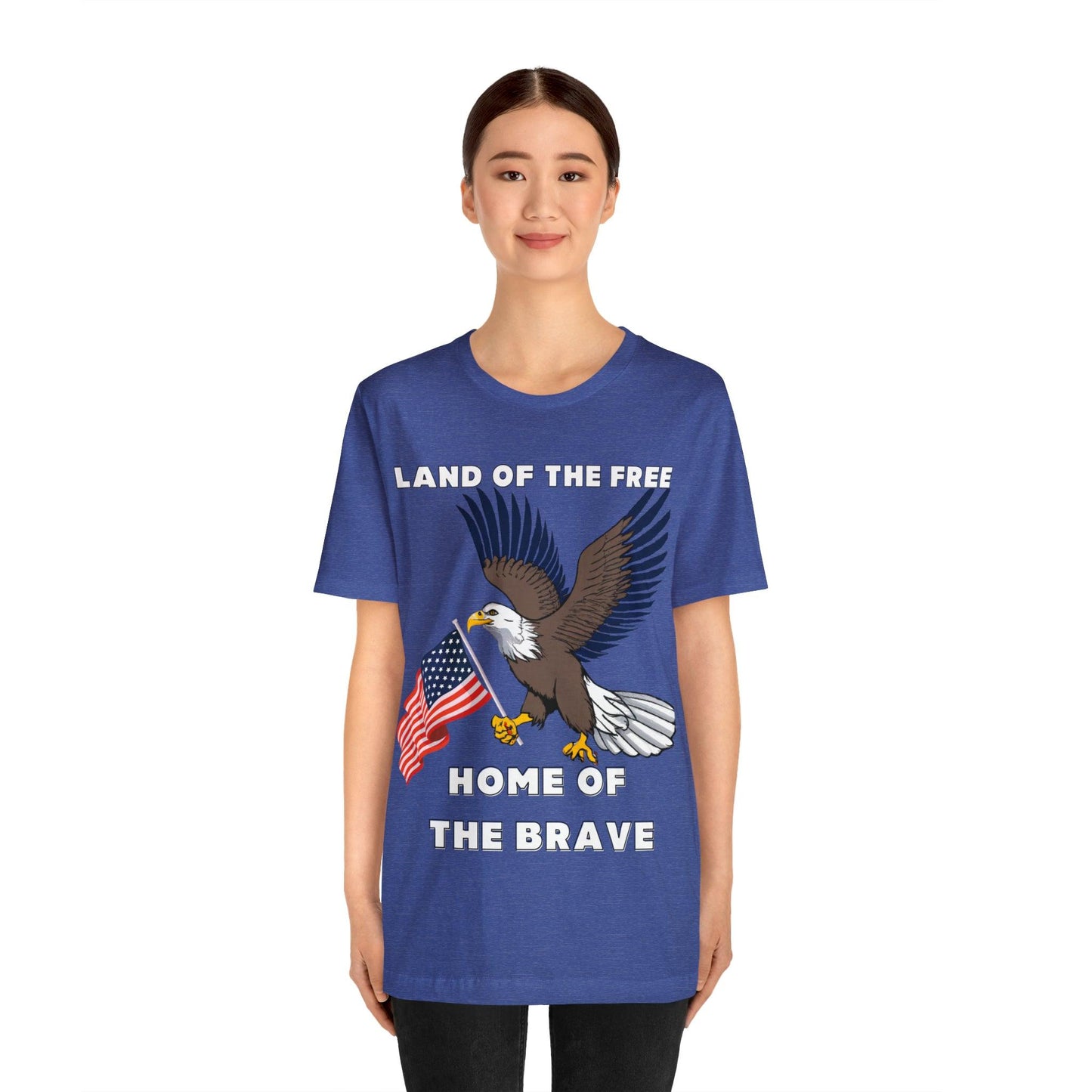 Celebrate Independence Day with Patriotic Shirts: Land of the free, Home of the Brave Shirt for Women and Men