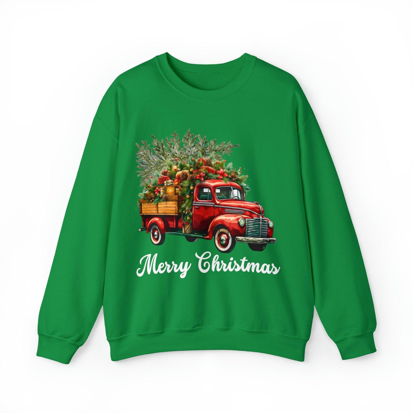 Christmas Tree Truck Sweatshirt Christmas Truck Sweatshirt Christmas Sweater Tree Truck Shirt Christmas Sweatshirt Tree Sweat Pine Tree Pullover - Giftsmojo