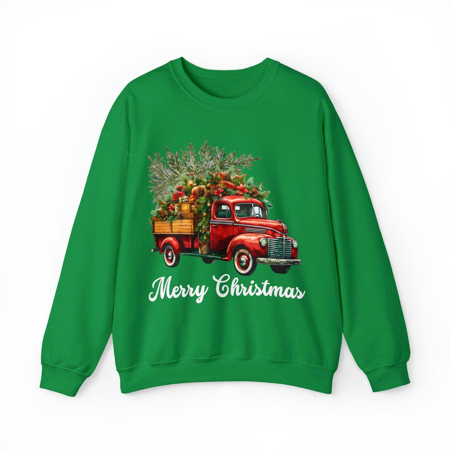 Christmas Tree Truck Sweatshirt Christmas Truck Sweatshirt Christmas Sweater Tree Truck Shirt Christmas Sweatshirt Tree Sweat Pine Tree Pullover - Giftsmojo