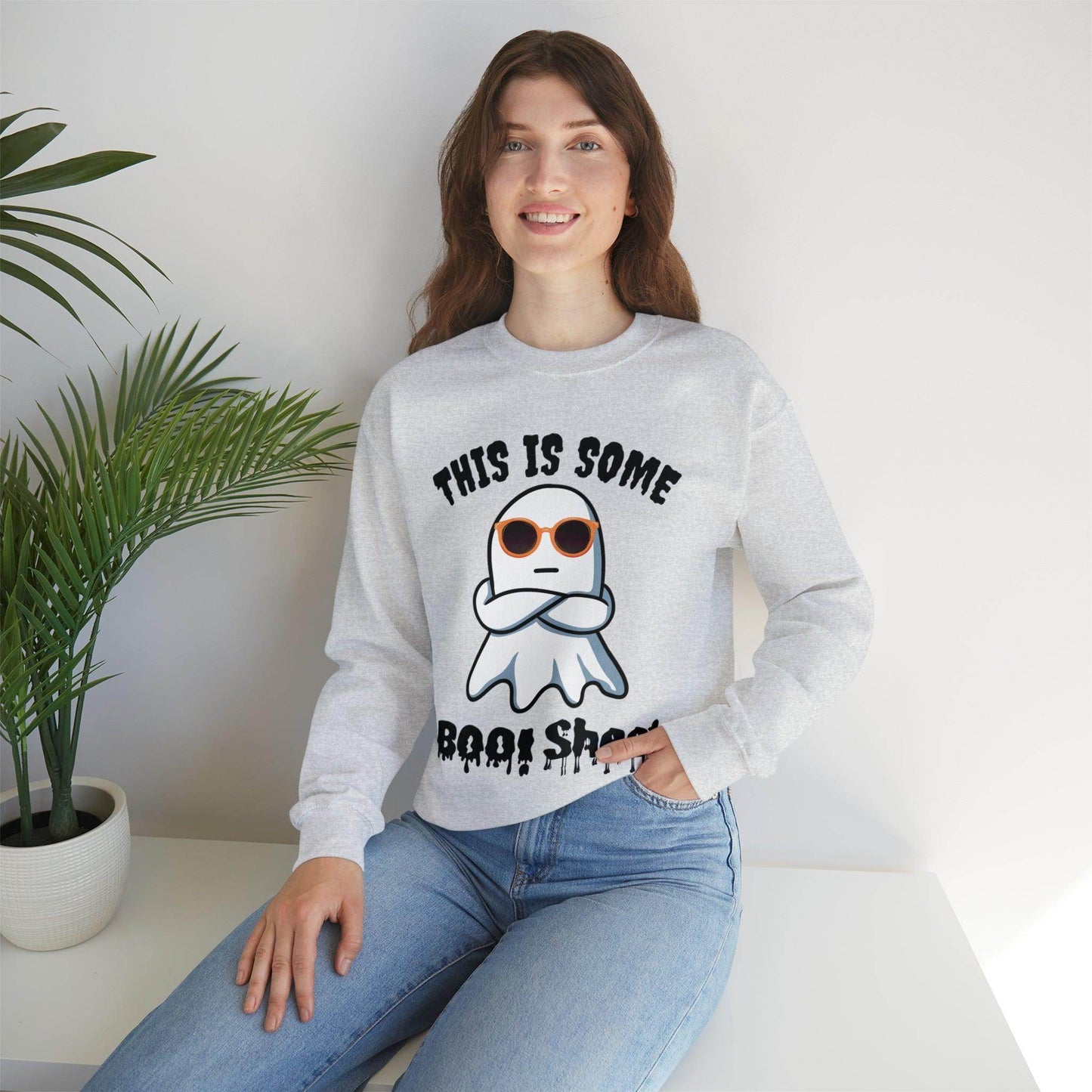 This Is Some Boo Sheet Funny HalloweenSweatshirt Funny Halloween Costume Spooky Season Tee Boo Ghost Sweatshirt Gift for Birthday Christmas - Giftsmojo
