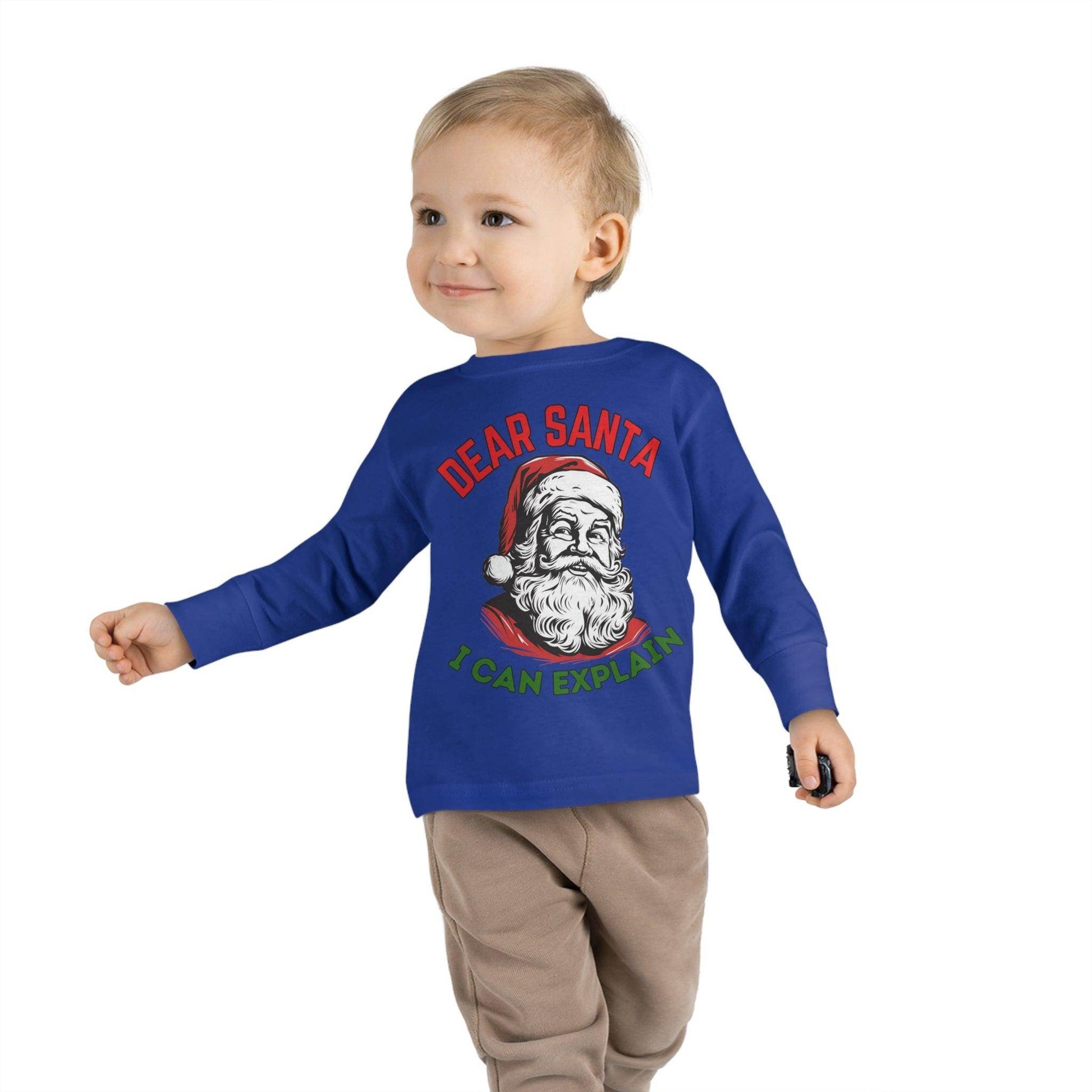 Kids Dear Santa I Can Explain Christmas Shirt for Kids Christmas Outfit for Kids - Giftsmojo