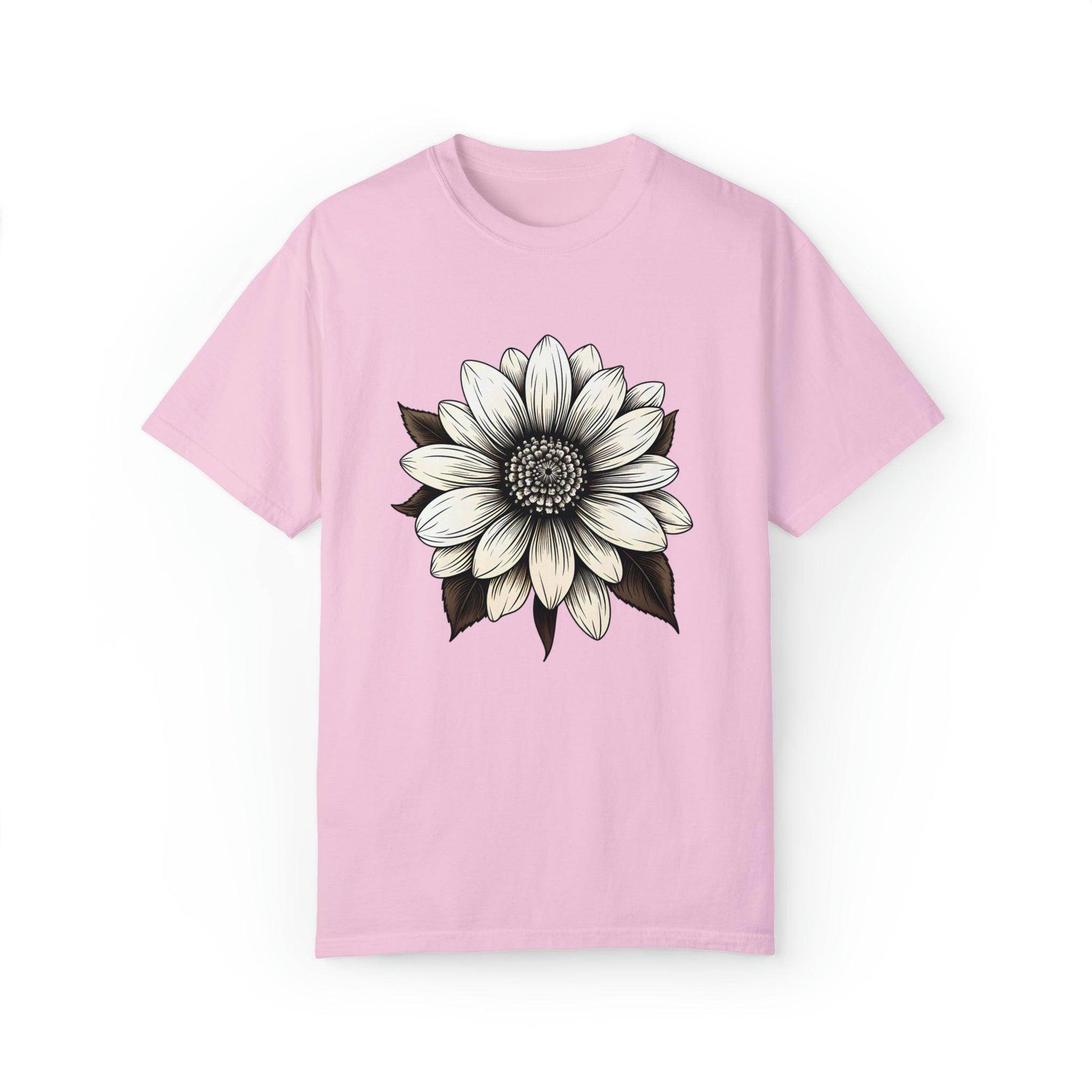 Sunflower Shirt Flower Shirt Aesthetic Women Top Floral Graphic Tee Floral Shirt Flower T-shirt, Wild Flower Shirt Gift For Her - Giftsmojo
