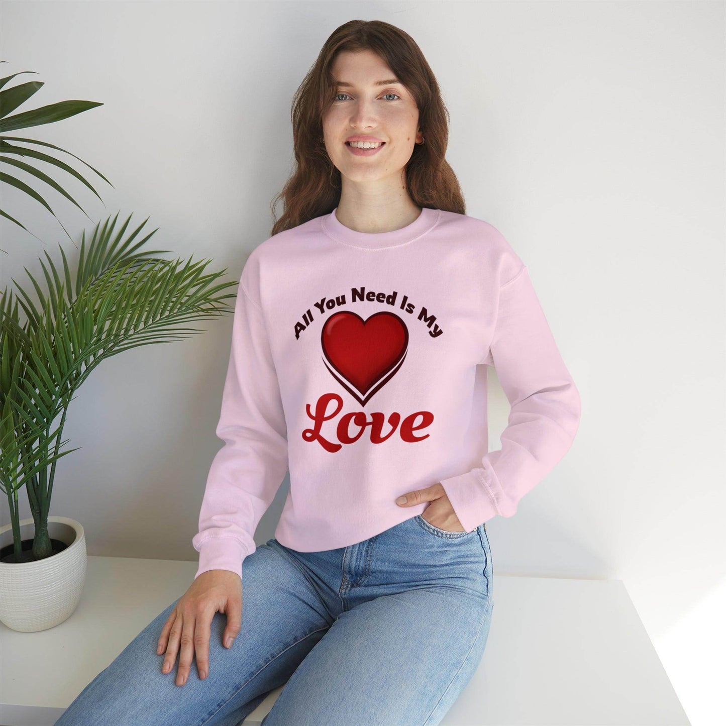 All you need is My Love Tee Hooded Sweatshirt - Giftsmojo