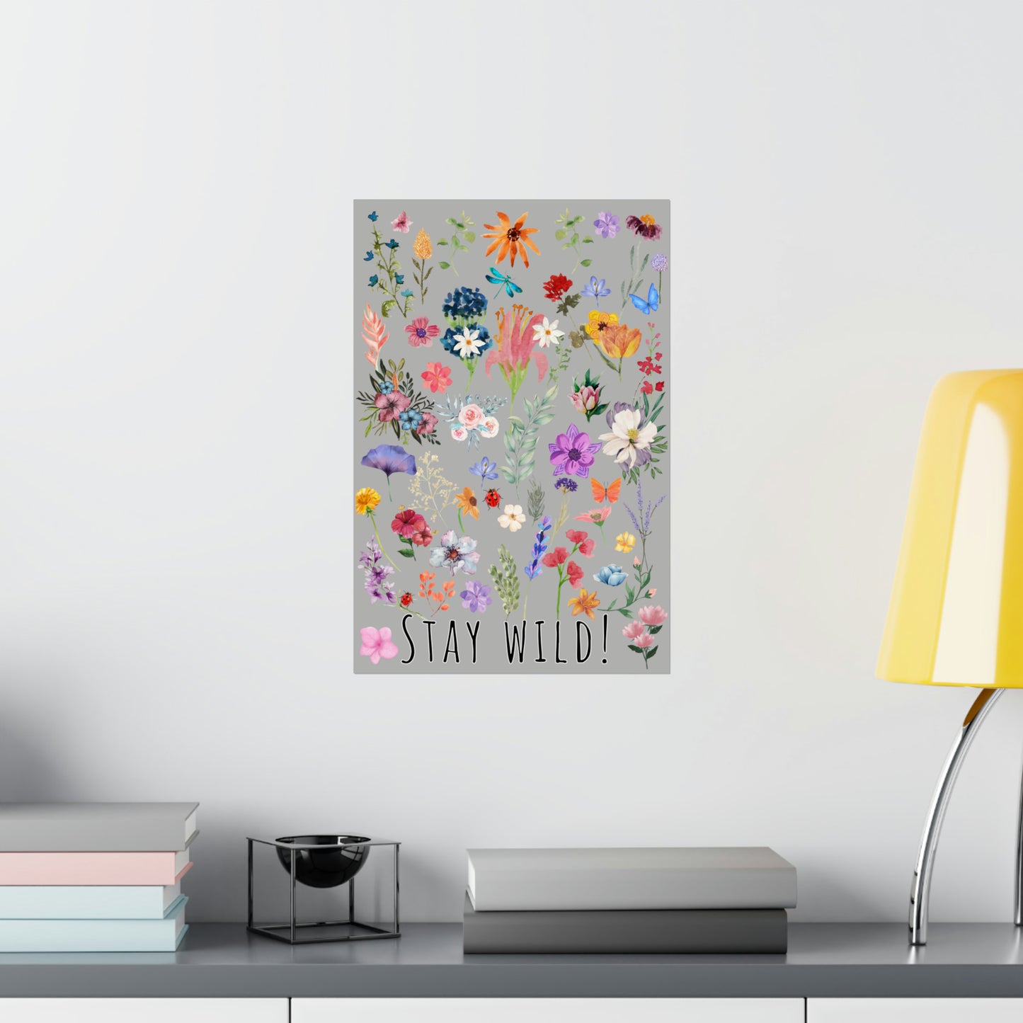 Watercolor Wildflowers Wall Art
