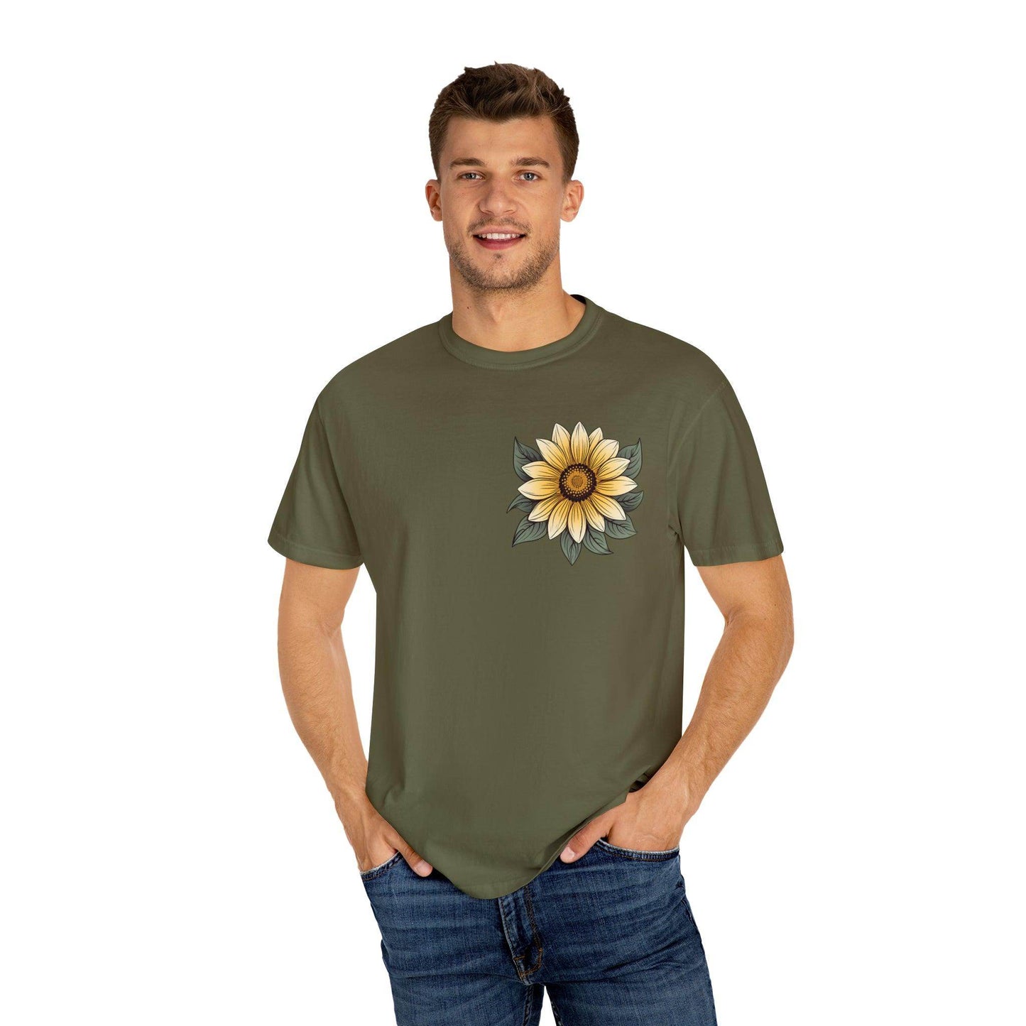 Sunflower Shirt Women Flower Shirt Aesthetic, Floral Graphic Tee Floral Shirt Flower T-shirt, Wild Flower Shirt Gift For Her Wildflower T-shirt - Giftsmojo