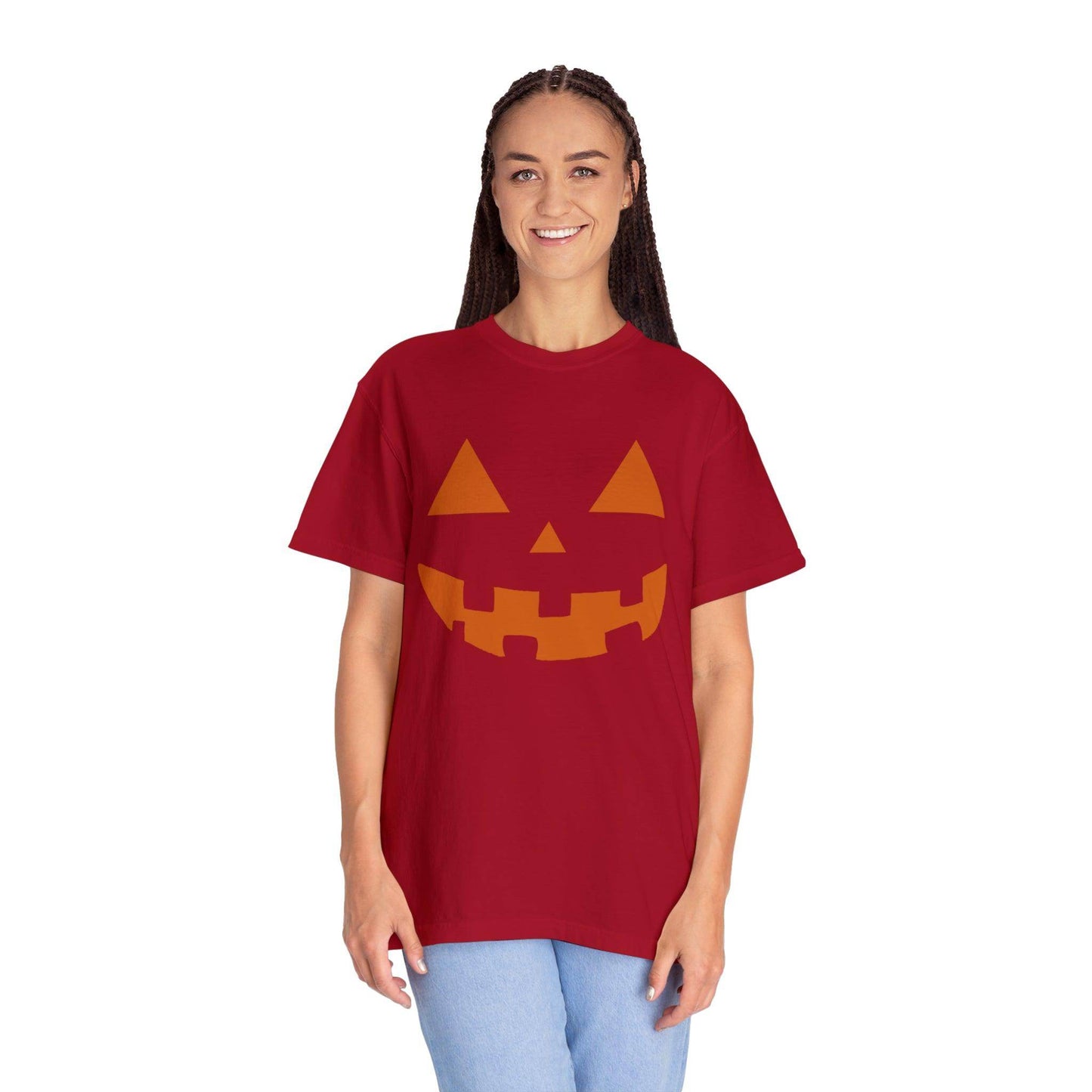 Cute Pumpkin Face Halloween Shirt Halloween Tshirt, Vintage Shirt Halloween Shirt Pumpkin Face Halloween Costume Comfort Colors - Giftsmojo