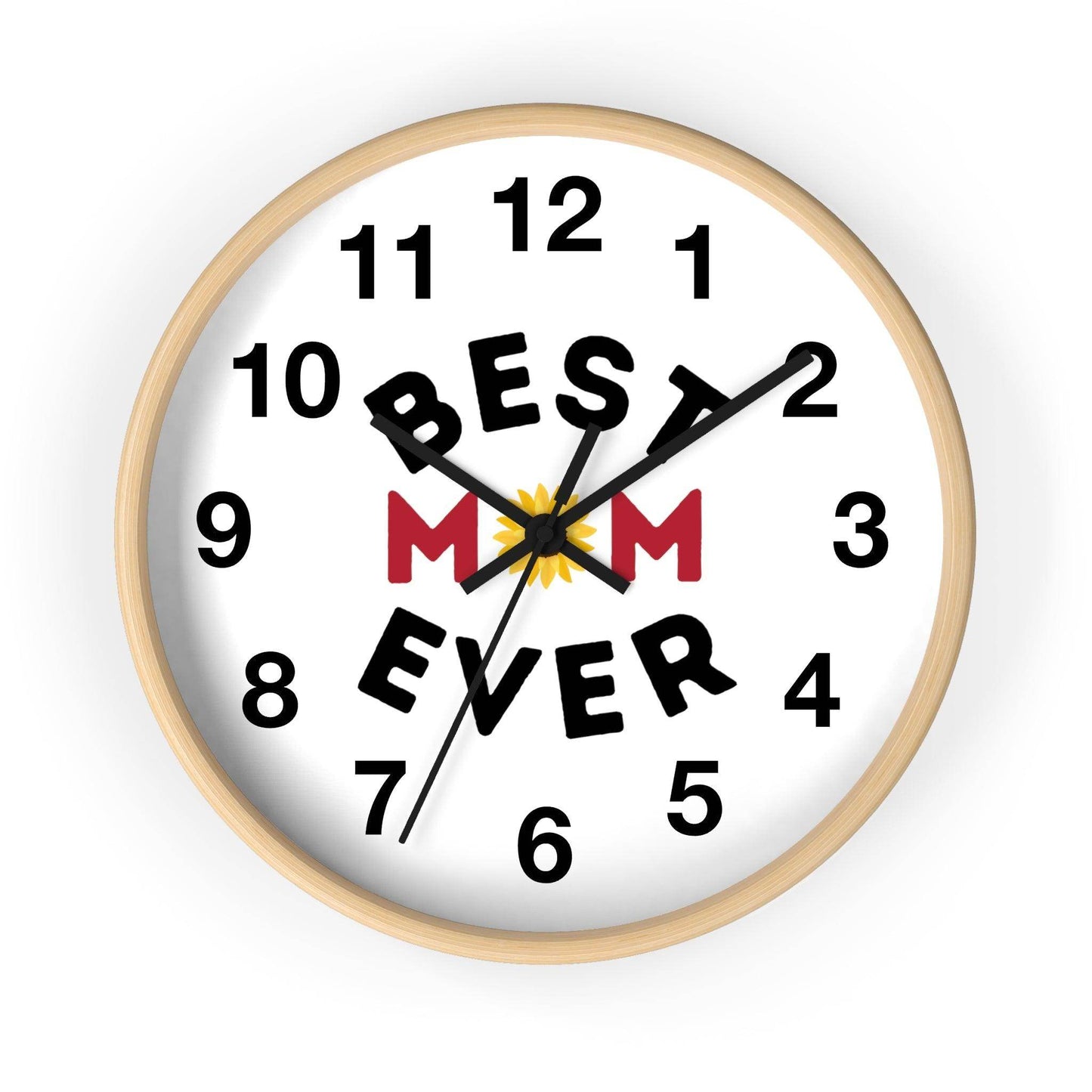 Best Mom Ever Clock, Wall Clock, Gift for Mom Home decor gift, House Warming gift, New Home Gift, - Giftsmojo