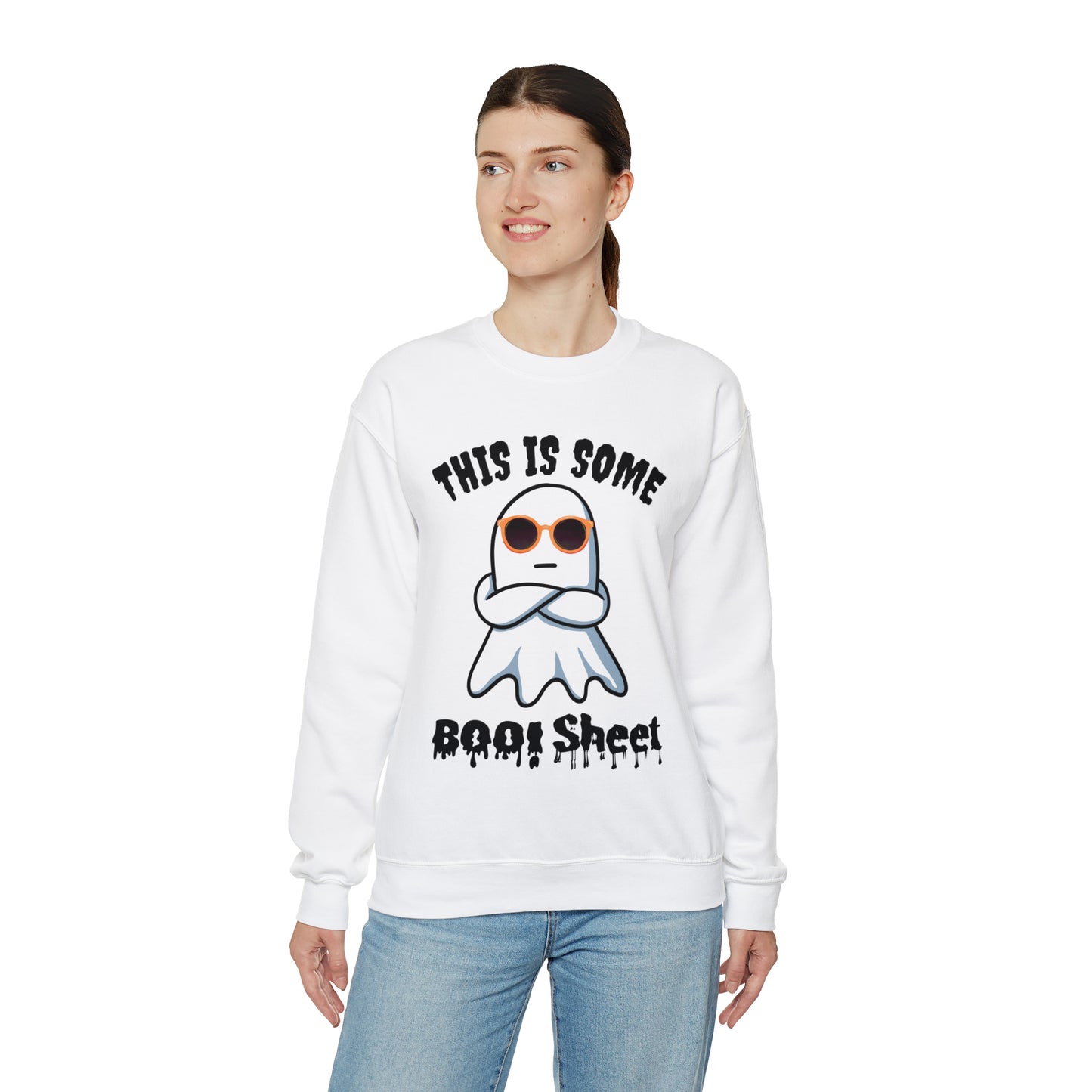 This Is Some Boo Sheet Funny HalloweenSweatshirt Funny Halloween Costume Spooky Season Tee Boo Ghost Sweatshirt Gift for Birthday Christmas