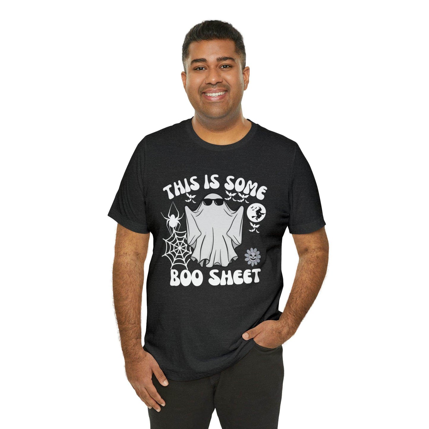 This Is Some Boo Sheet Funny Halloween Shirt Funny Halloween Costume Spooky Season Tee Funny Gift Shirt for Birthday Christmas Anniversary - Giftsmojo