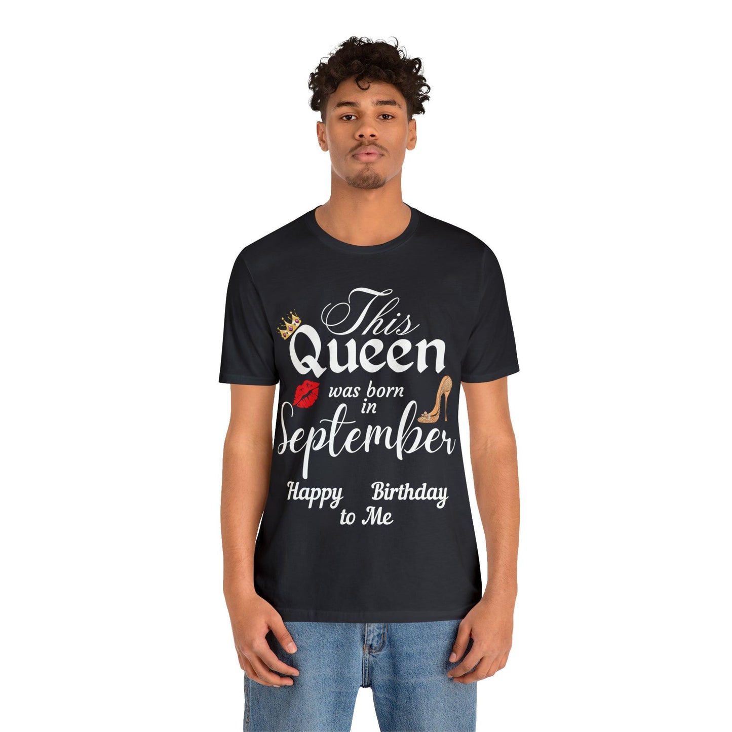 Birthday Queen Shirt, Gift for Birthday, This Queen was born in September Shirt, Funny Queen Shirt, Funny Birthday Shirt, Birthday Gift - Giftsmojo