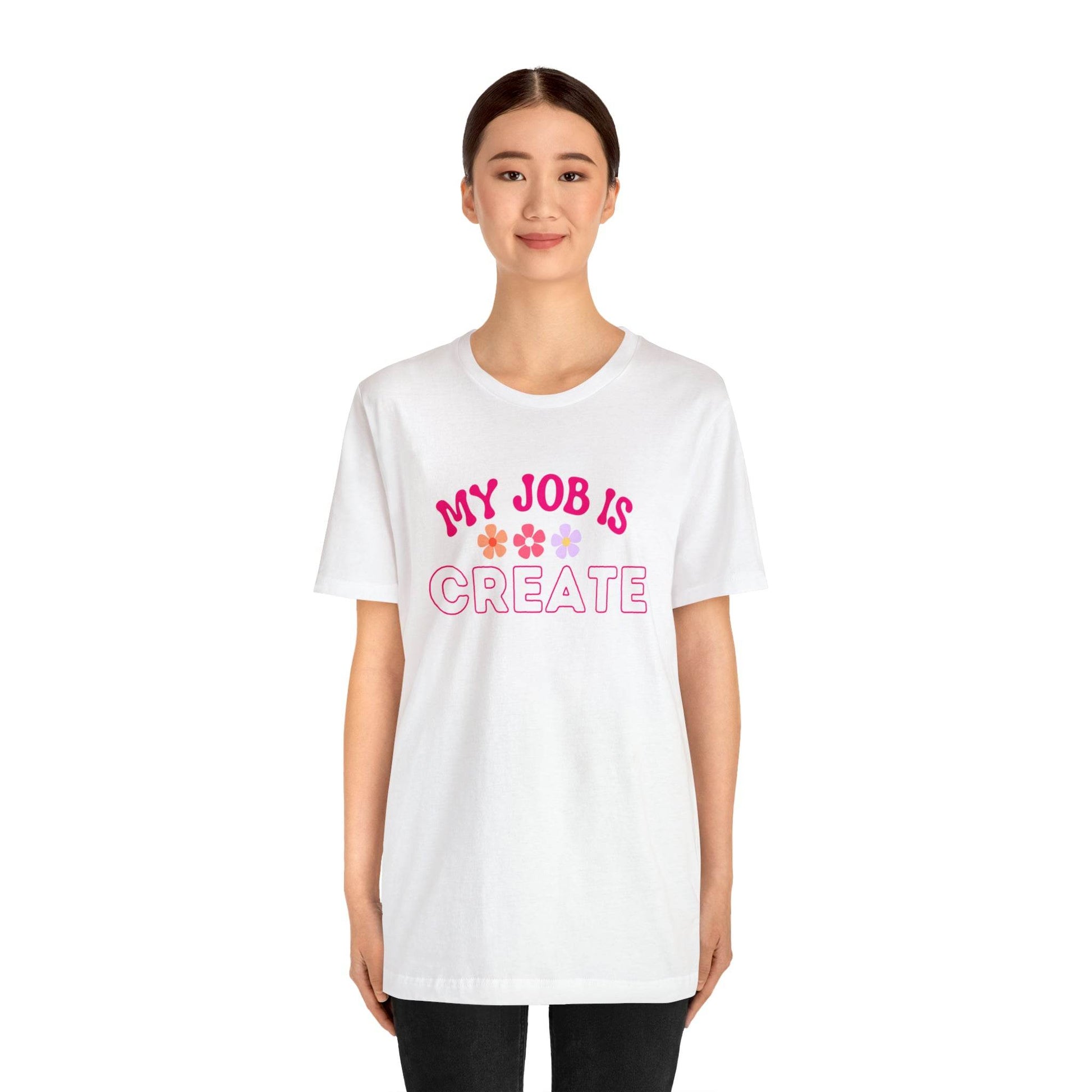 My Job is Create Shirt Artist Shirt, Content Creator Shirt Blogger Shirt Vlogger Shirt, Youtuber shirt - Giftsmojo