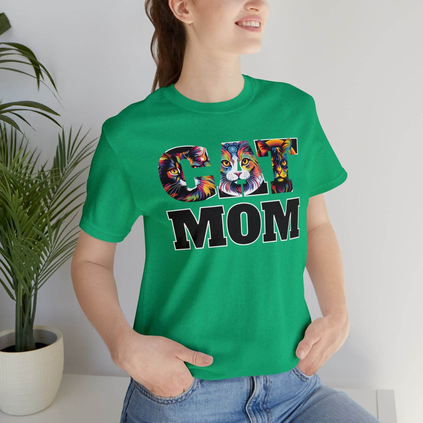 Vintage Cat Shirt Retro Cat Mom Tshirt Animal Lover Gift Cat T Shirt Cat Mom Gift Cat Lover Gift - Cat Lover Shirt Trendy Shirt for Cat Mom - Giftsmojo