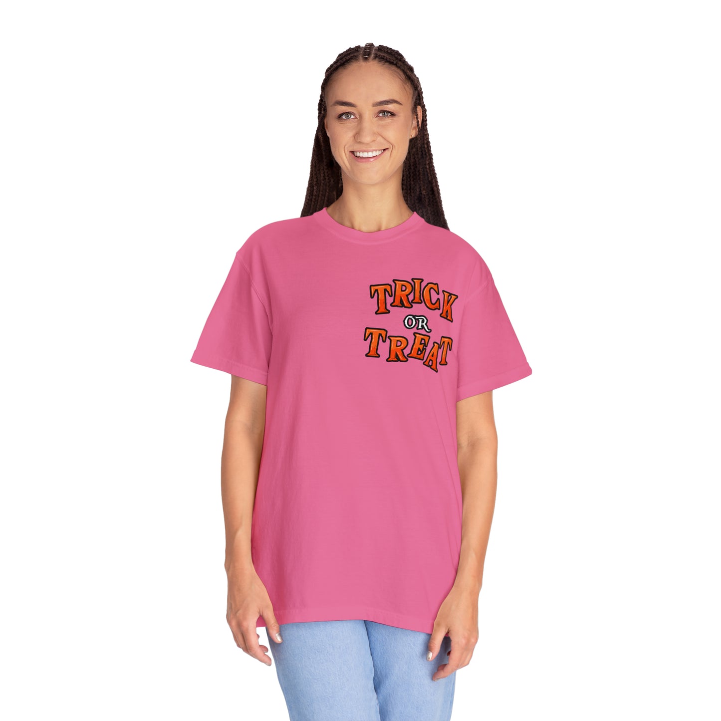 Halloween Party Outfit Trick or Treat Shirt Vintage Shirt Halloween Costume Cute Spooky Shirt, Halloween Gift Halloween T-shirt Trick or Treat Outfit