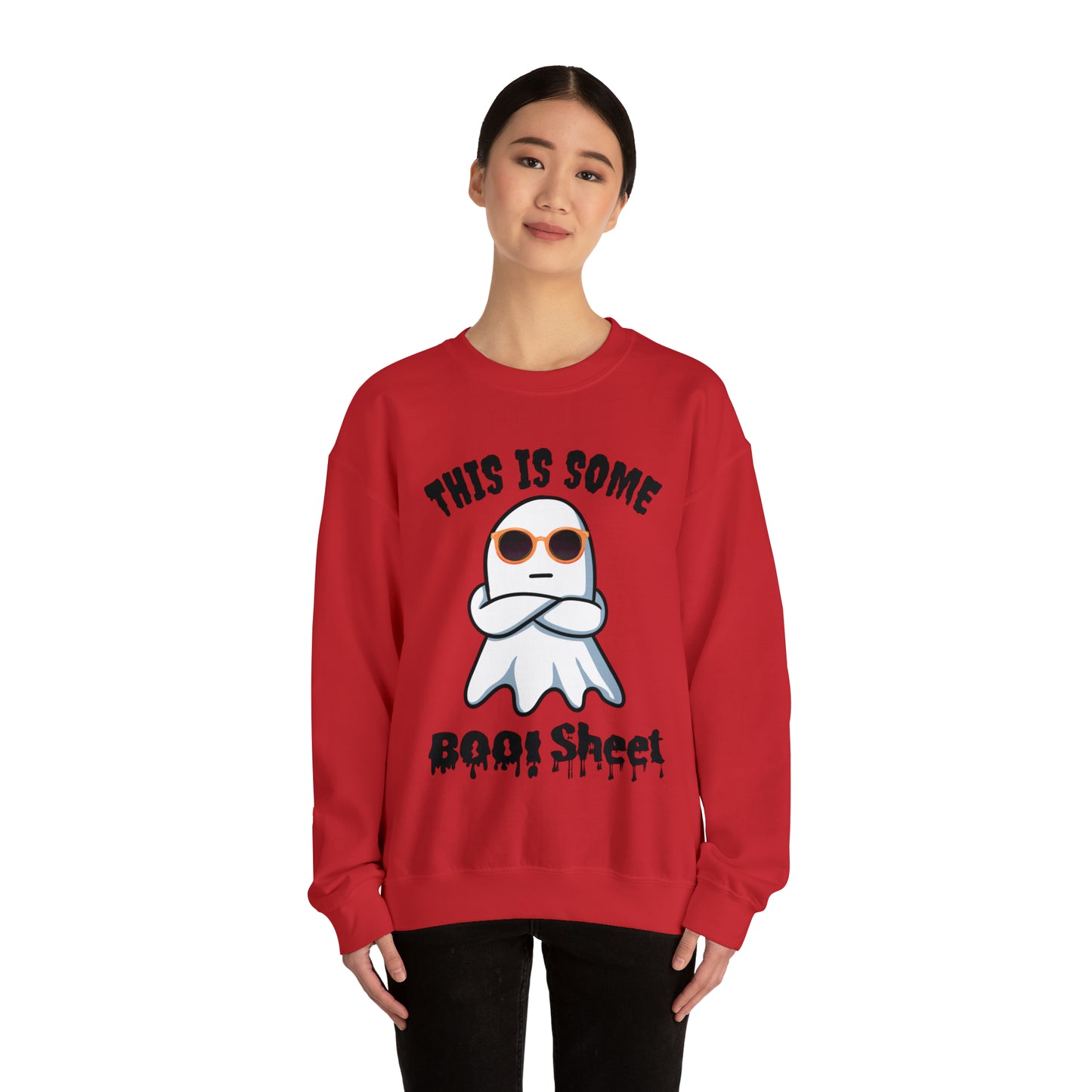 This Is Some Boo Sheet Funny HalloweenSweatshirt Funny Halloween Costume Spooky Season Tee Boo Ghost Sweatshirt Gift for Birthday Christmas