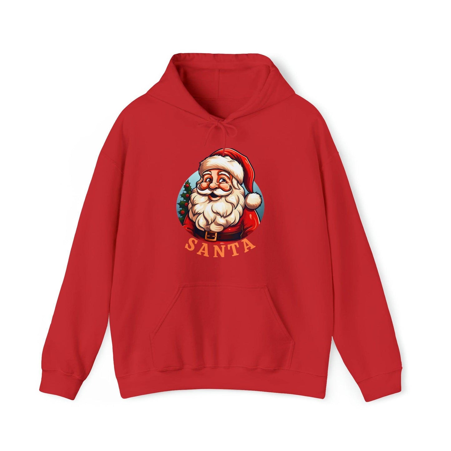 Santa Hooded Sweatshirt Santa Hooded Sweatshirt Christmas Sweater Pullover Christmas Pullover Santa Claus Shirt - Giftsmojo