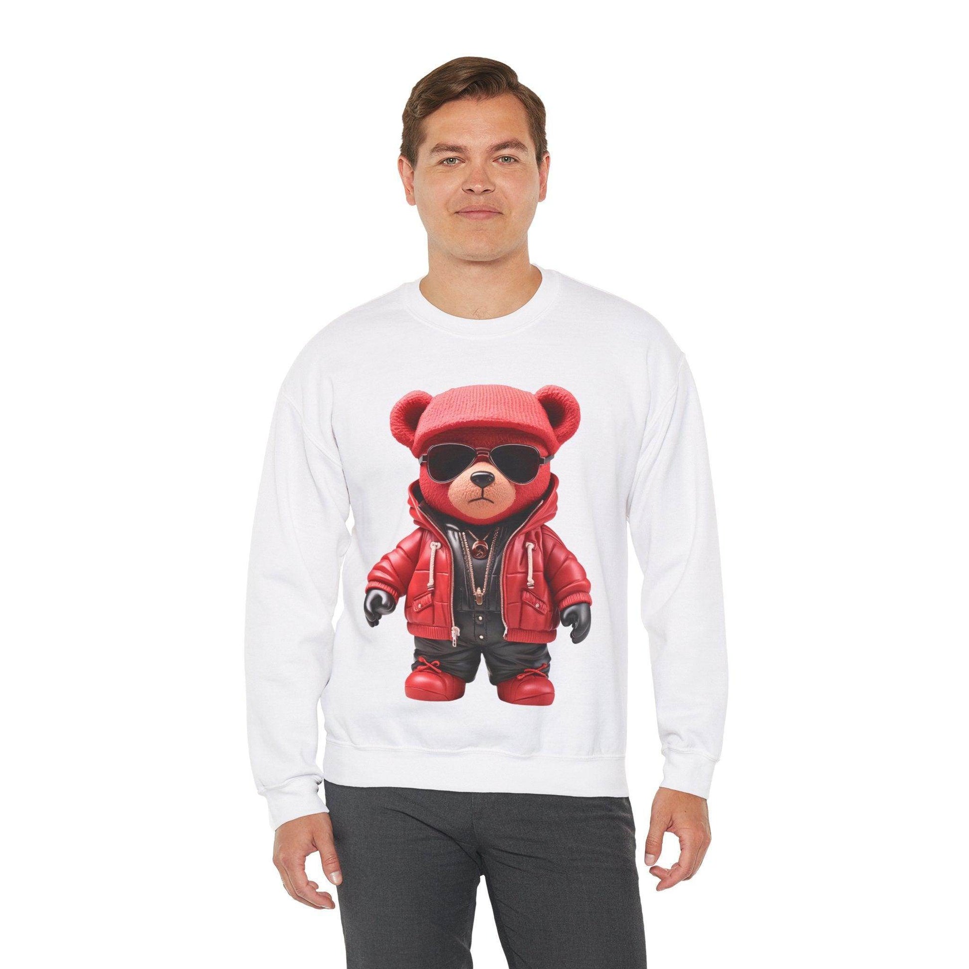 Hip-Hop Teddy Bear Sweatshirt: Elevate Your Style with Streetwear Chic - Giftsmojo
