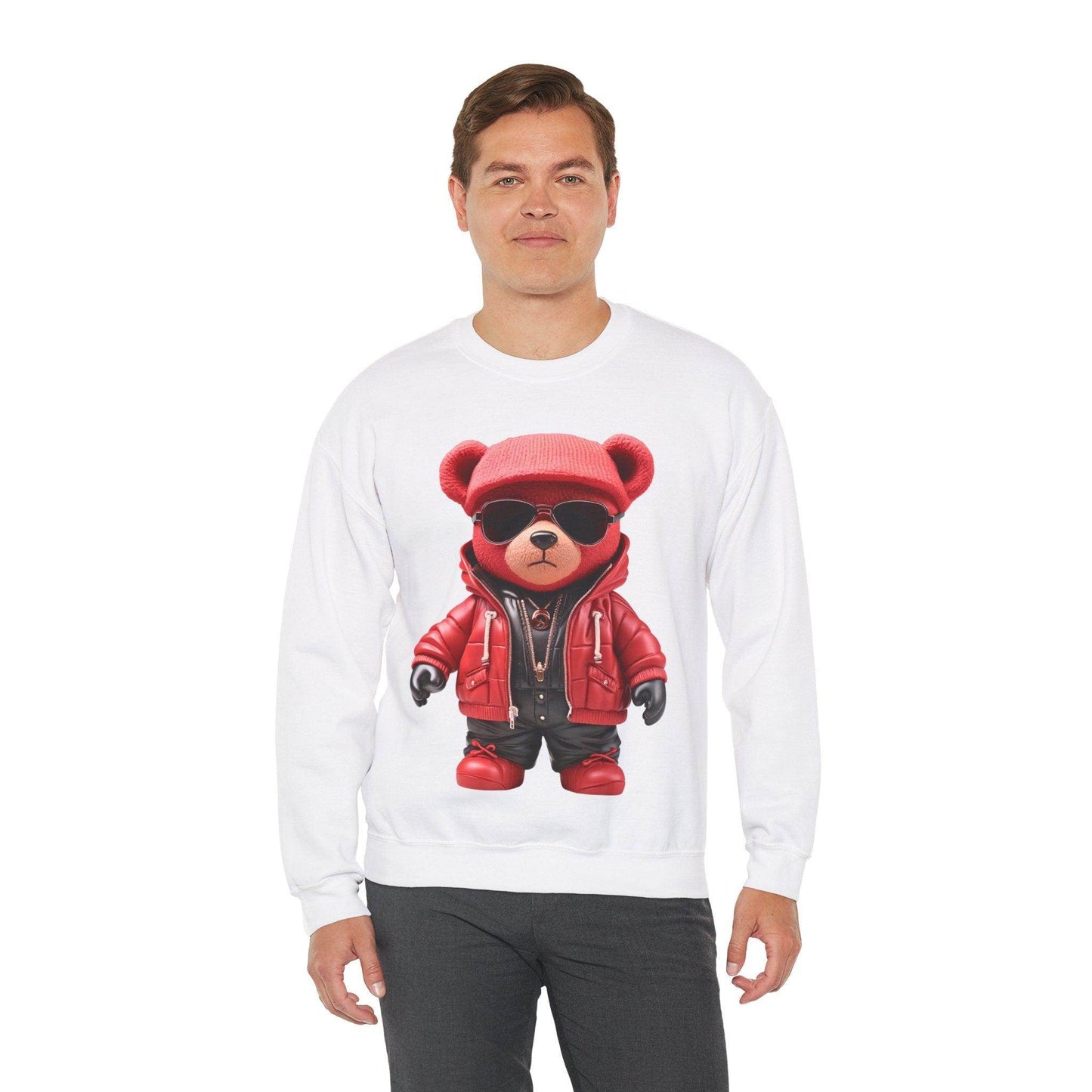 Hip-Hop Teddy Bear Sweatshirt: Elevate Your Style with Streetwear Chic - Giftsmojo