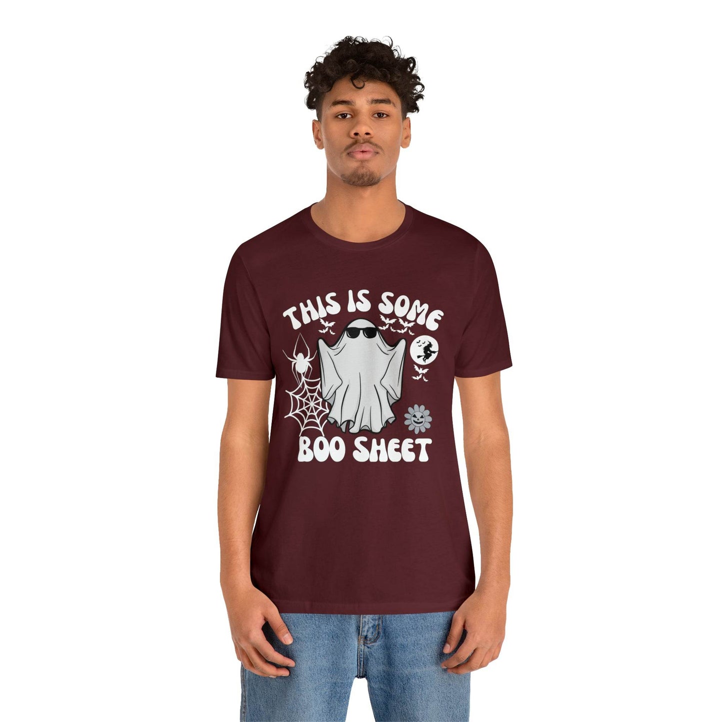 This Is Some Boo Sheet Funny Halloween Shirt Funny Halloween Costume Spooky Season Tee Funny Gift Shirt for Birthday Christmas Anniversary - Giftsmojo