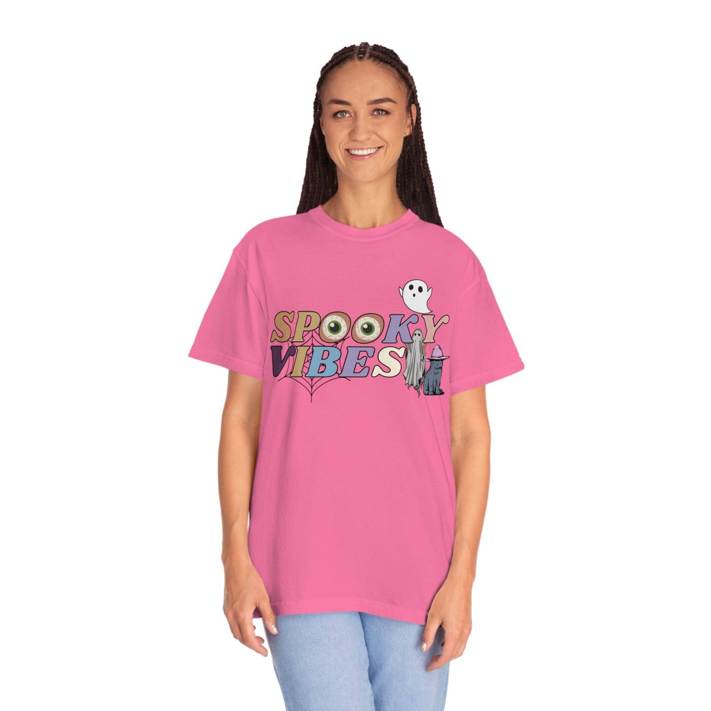 Retro Halloween Tshirt, Spooky Vibes Shirt, Vintage Shirt Halloween Shirt - Giftsmojo