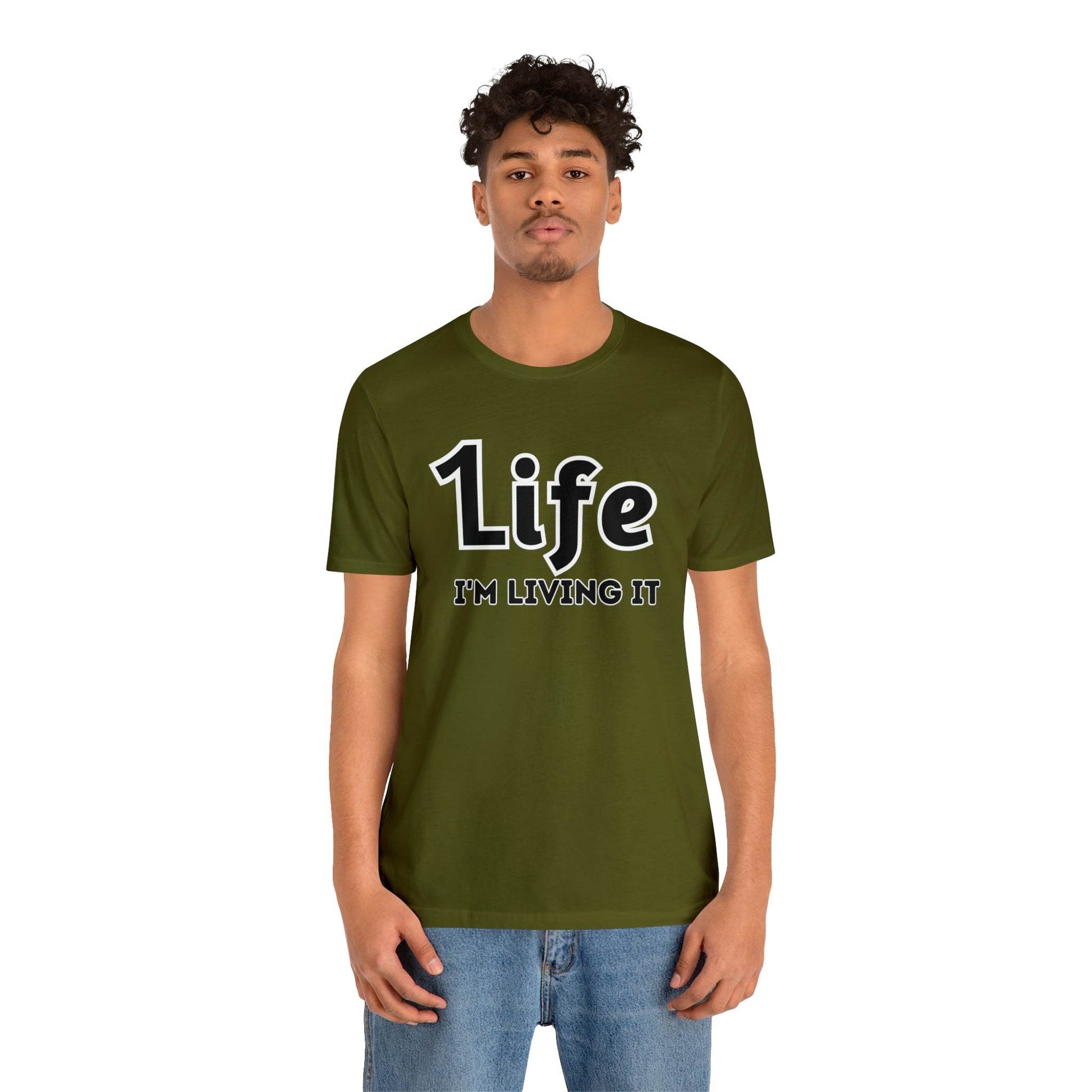One Life I'M Living It Shirt One life Shirt 1life shirt Live Your Life You Only Have One Life To Live Shirt - Giftsmojo