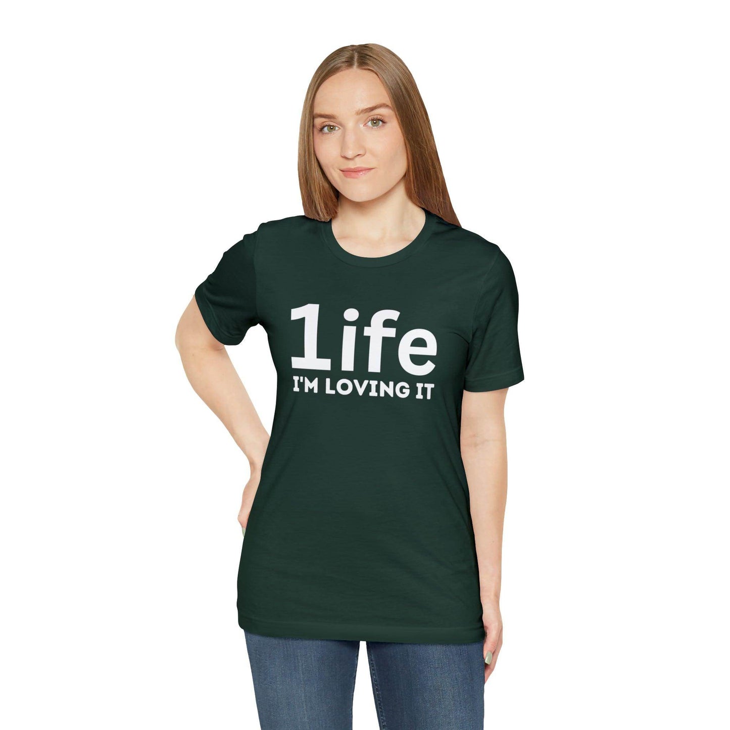 One life I'M Loving It Shirt Retro 1life shirt Live Your Life You Only Have One Life To Live Retro Shirt - Giftsmojo