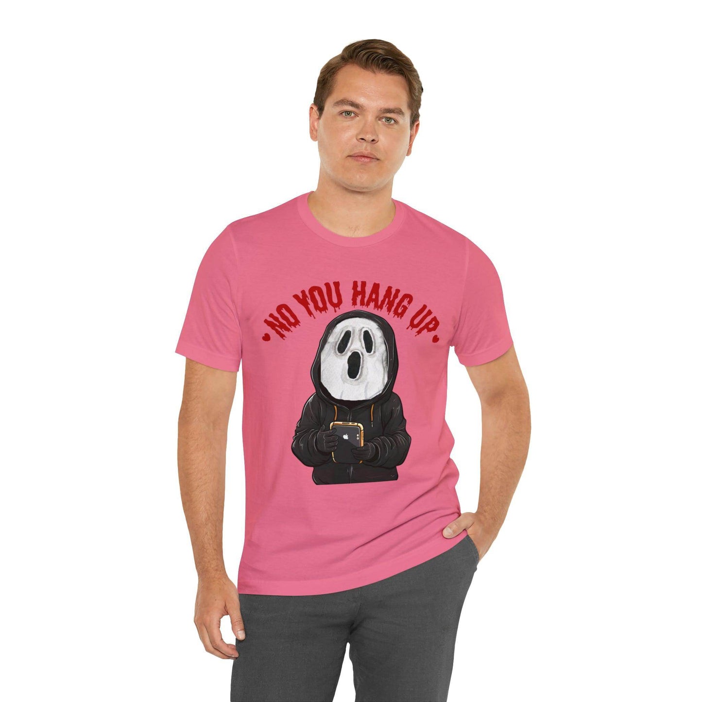 No You Hang Up Scary Halloween Costume Halloween Shirt Playful and Spooky Charm Fall Shirt - Giftsmojo