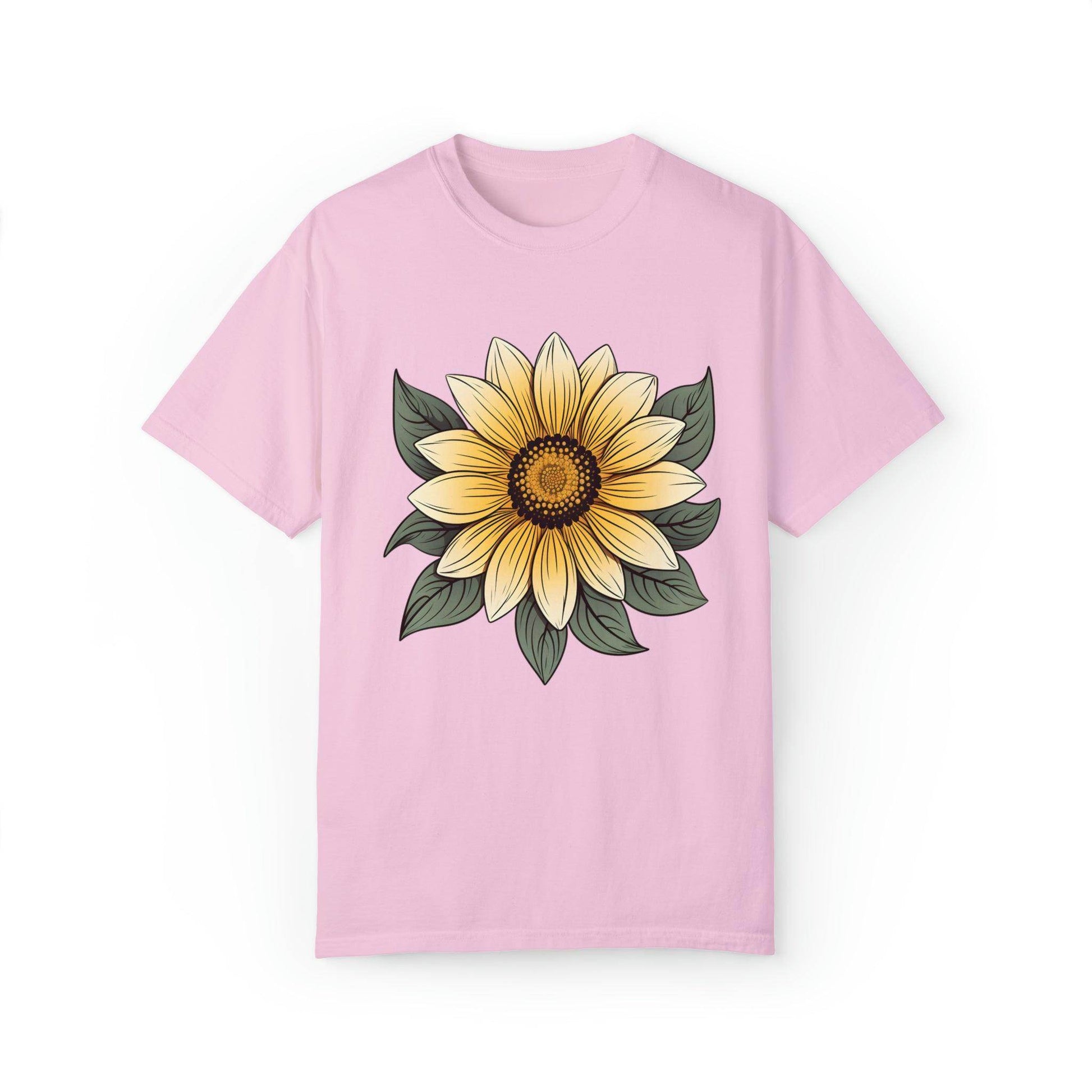 Sunflower Shirt Flower Shirt Aesthetic, Floral Graphic Tee Floral Shirt Flower T-shirt, Wild Flower Shirt Gift For Her Wildflower T-shirt - Giftsmojo