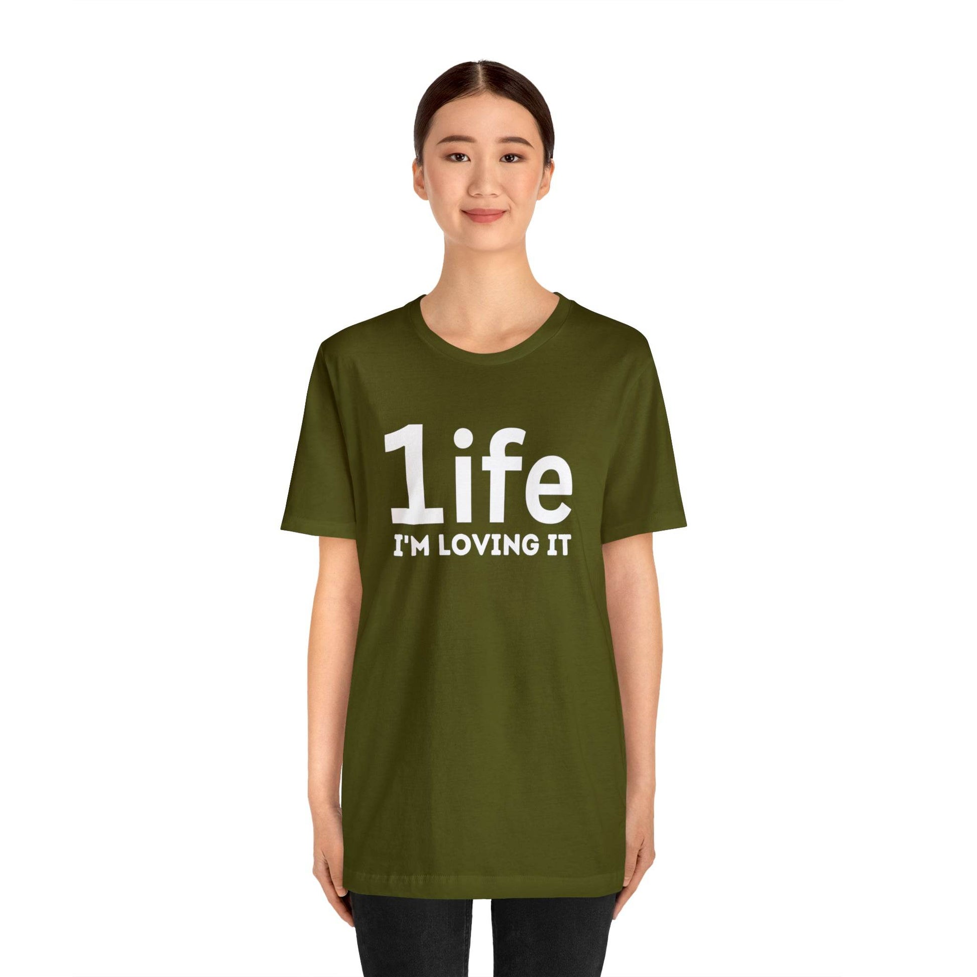 One life I'M Loving It Shirt Retro 1life shirt Live Your Life You Only Have One Life To Live Retro Shirt - Giftsmojo
