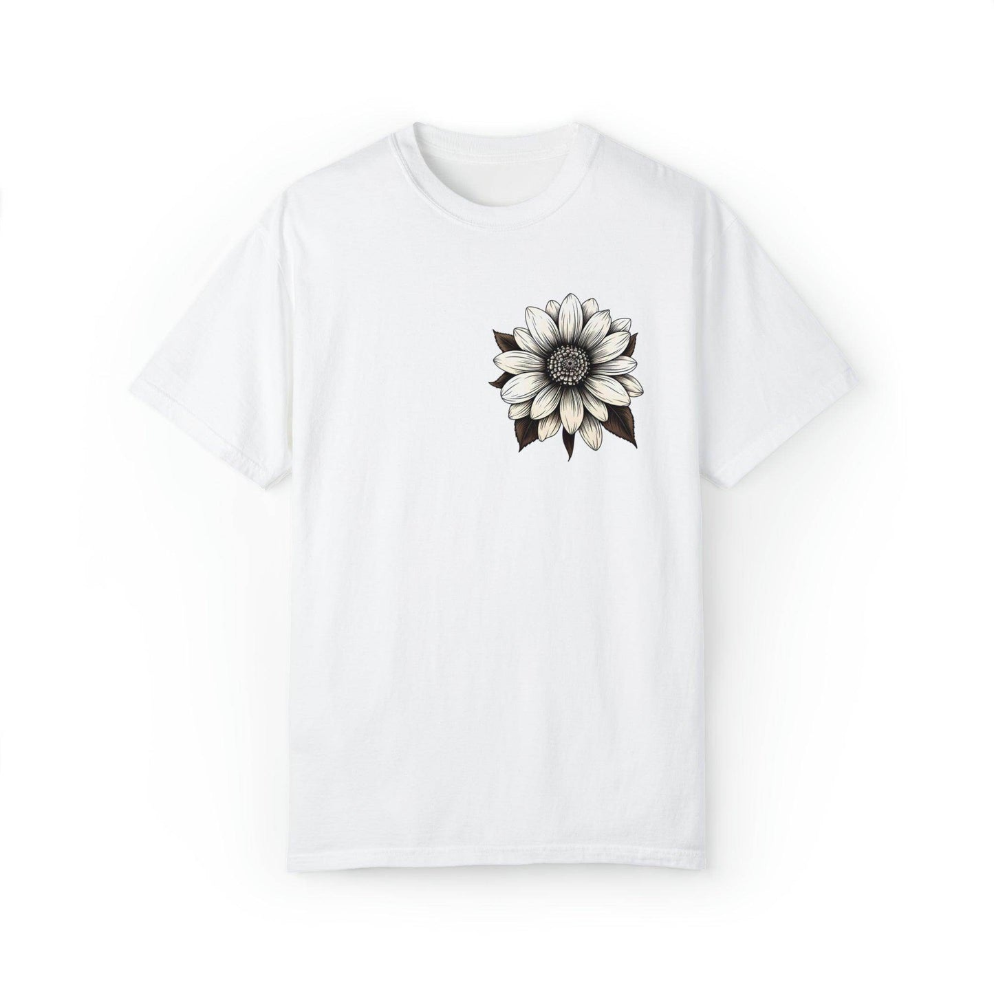 Sunflower Shirt Women Flower Shirt Aesthetic Women Top Floral Graphic Tee Floral Shirt Flower T-shirt, Wild Flower Shirt Gift For Her - Giftsmojo