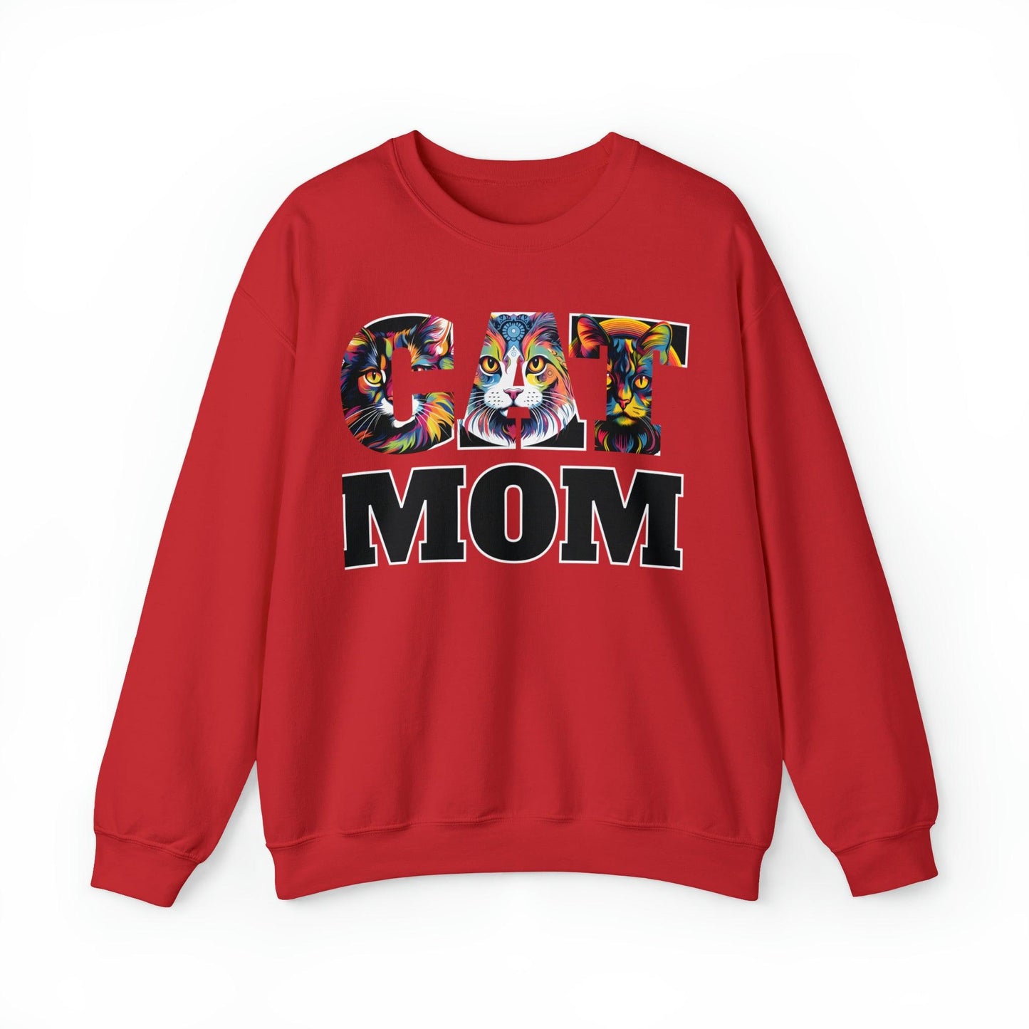 Cat Mom Sweatshirt Cat Sweatshirt Cat Crewneck Sweatshirt Cat Mom Gift Cat Lover Gift Cat Mama Shirt Cat Lover Sweater Animal Lover Gift