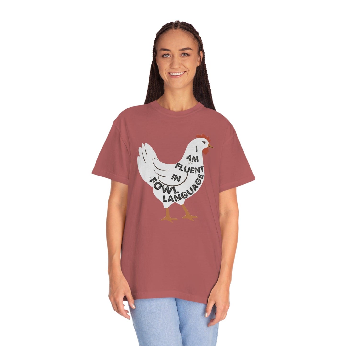 Chicken Shirt Chicken Tee Chicken Owner Gift - Gift For Chicken Lover gift, Fluent in Fowl Language shirt