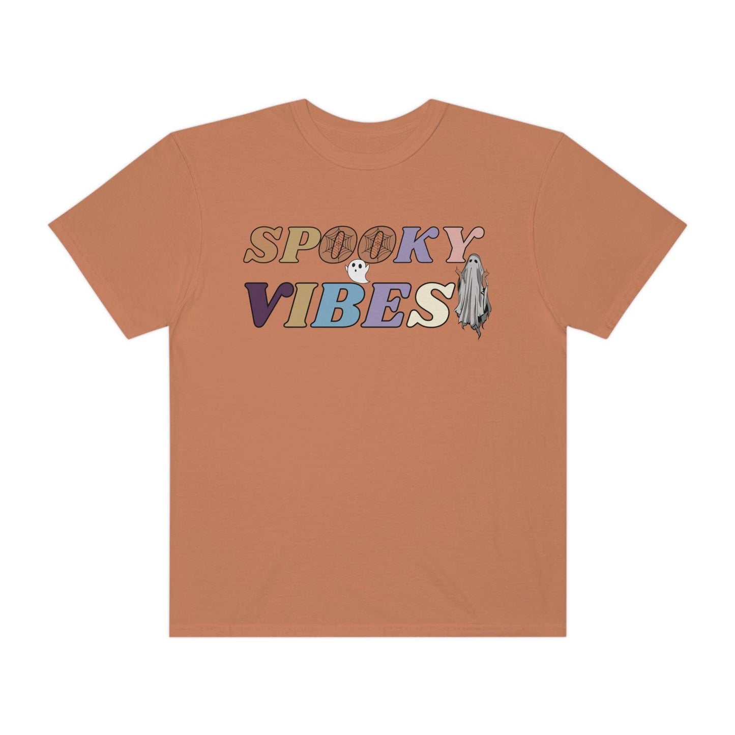 Retro Halloween Tshirt, Spooky Vibes Shirt, Vintage Shirt, Cute Halloween Shirt - Fall shirt - Giftsmojo