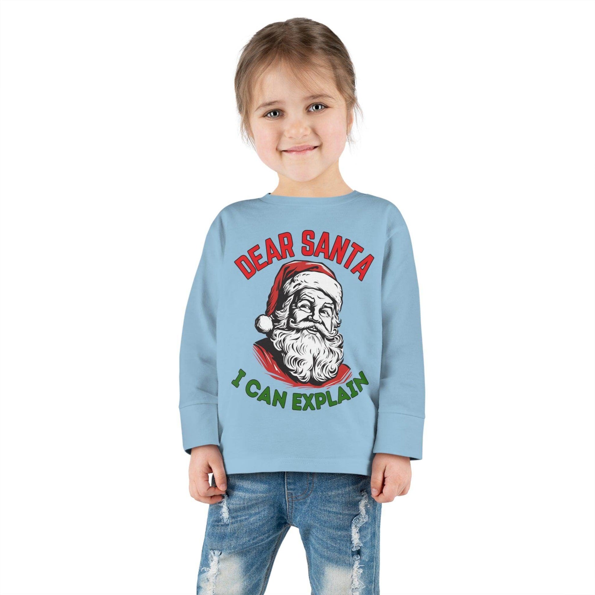 Kids Dear Santa I Can Explain Christmas Shirt for Kids Christmas Outfit for Kids - Giftsmojo