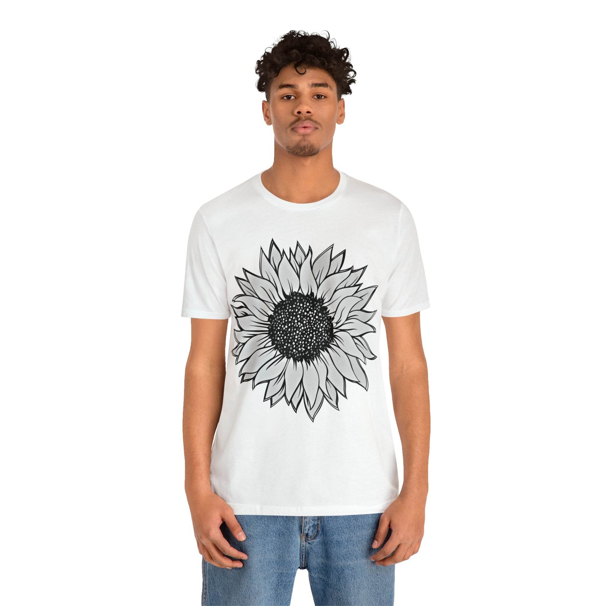 Sunflower Shirt, Floral Tee Shirt, Flower Shirt, Garden Shirt, Womens Fall Summer Shirt Sunshine Tee, Gift for Gardener, Nature love - Giftsmojo