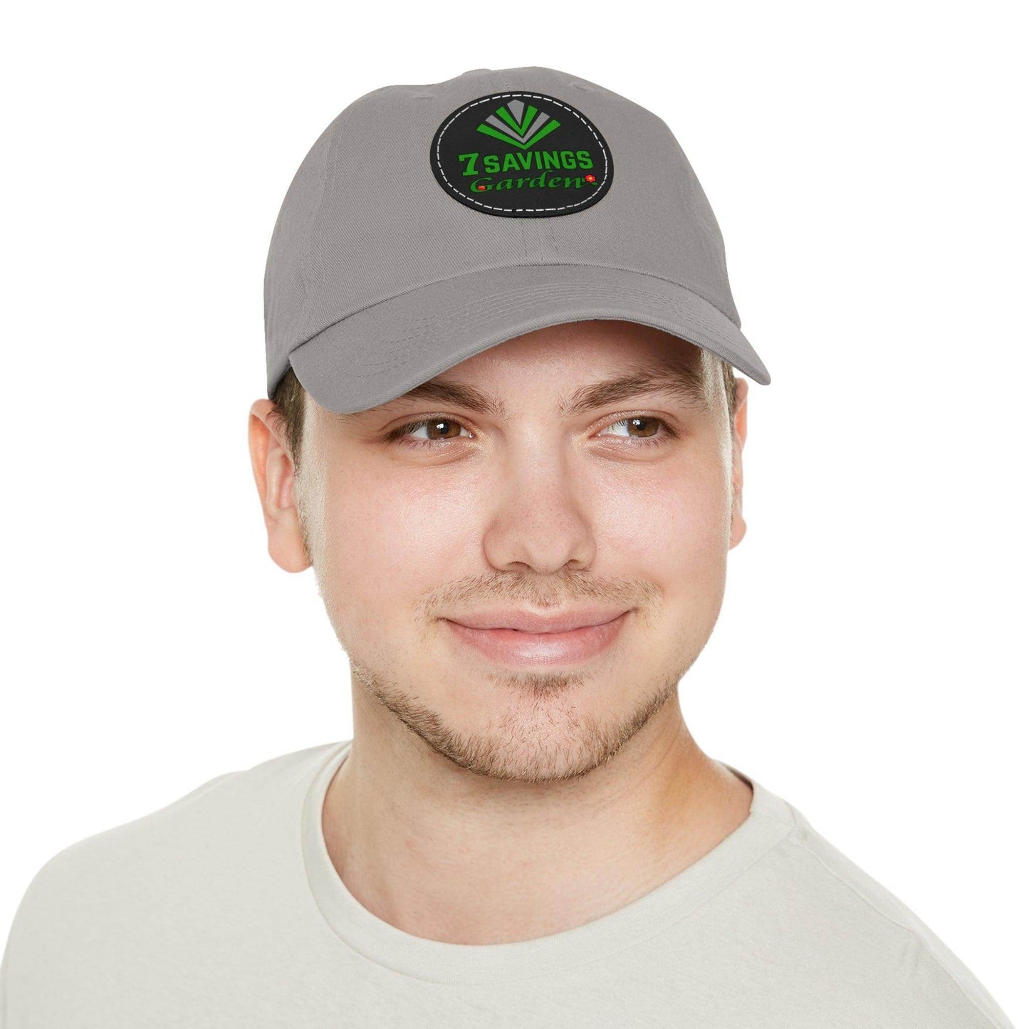 7savings Dad Hat with Leather Patch (Round) Plant lover hat - Giftsmojo