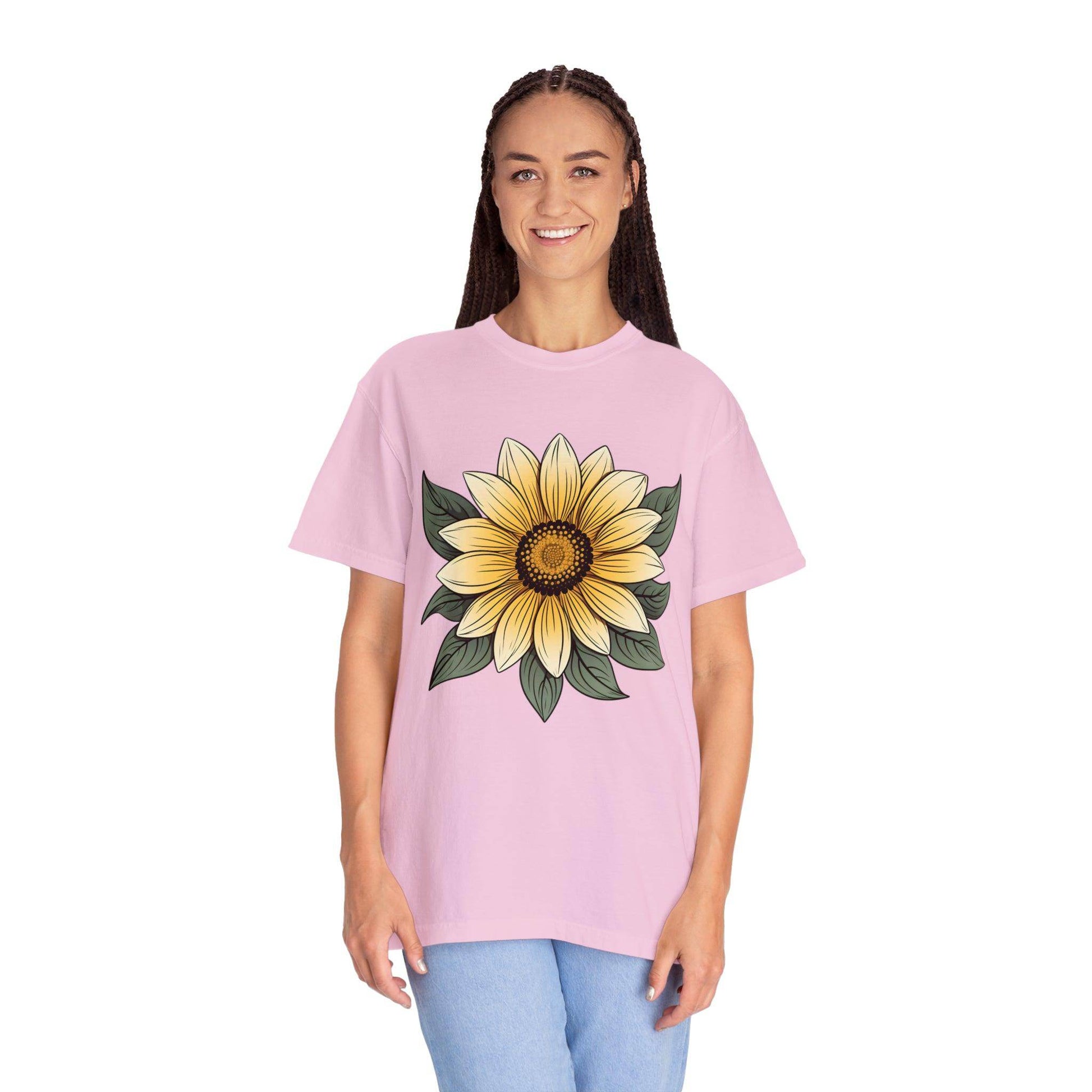 Sunflower Shirt Flower Shirt Aesthetic, Floral Graphic Tee Floral Shirt Flower T-shirt, Wild Flower Shirt Gift For Her Wildflower T-shirt - Giftsmojo