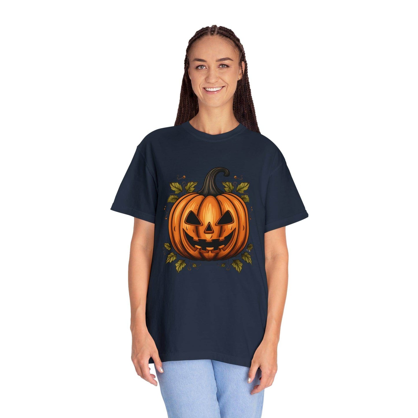 Scary Pumpkin Shirt, Halloween Shirt, Halloween Costume Pumpkin Costume Laughing Pumpkin Tee Fall tshirt Fall Shirt Halloween Gift - Giftsmojo