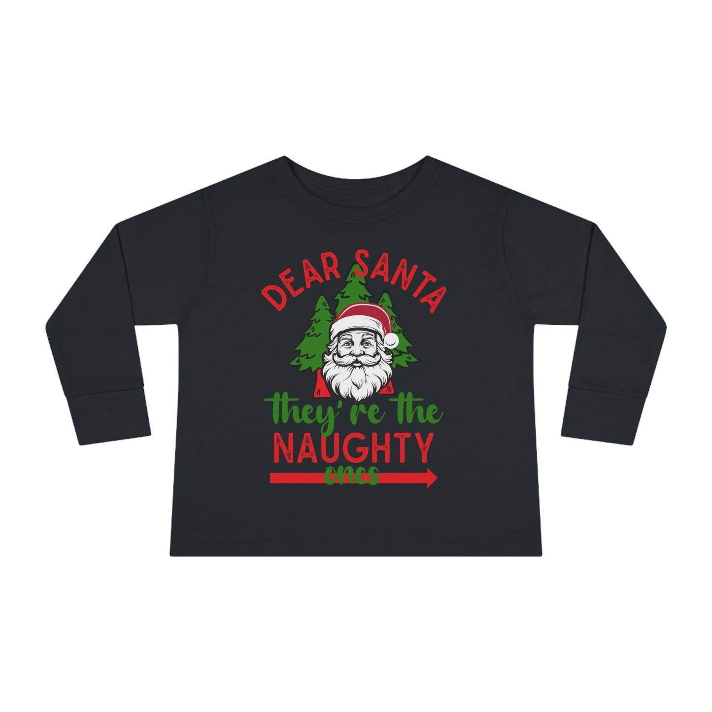 Kids Dear Santa They're The Naughty Ones Shirt For Christmas Shirt for Kids Christmas Outfit for Kids Santa Shirt - Giftsmojo