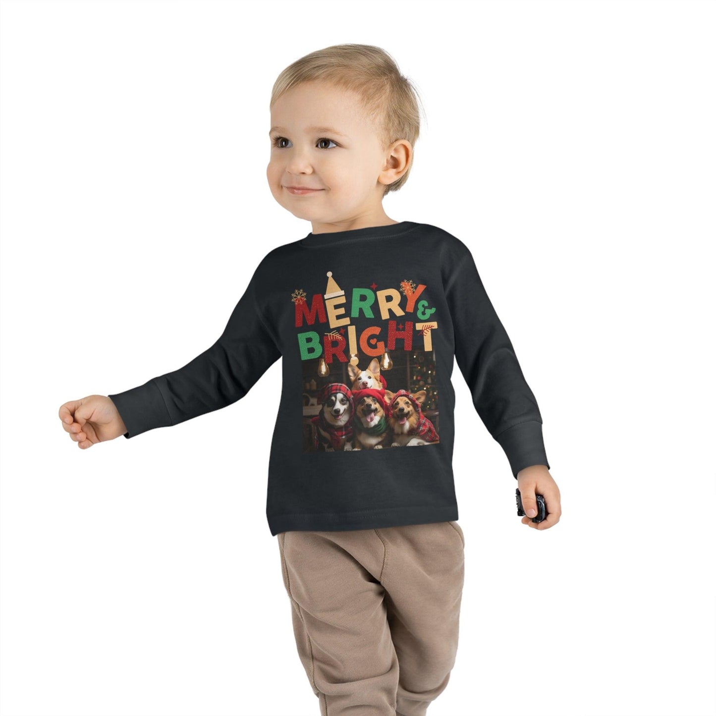 Toddler Christmas Shirt Toddler Christmas Long Sleeve Tee Kids Christmas Gift - Giftsmojo
