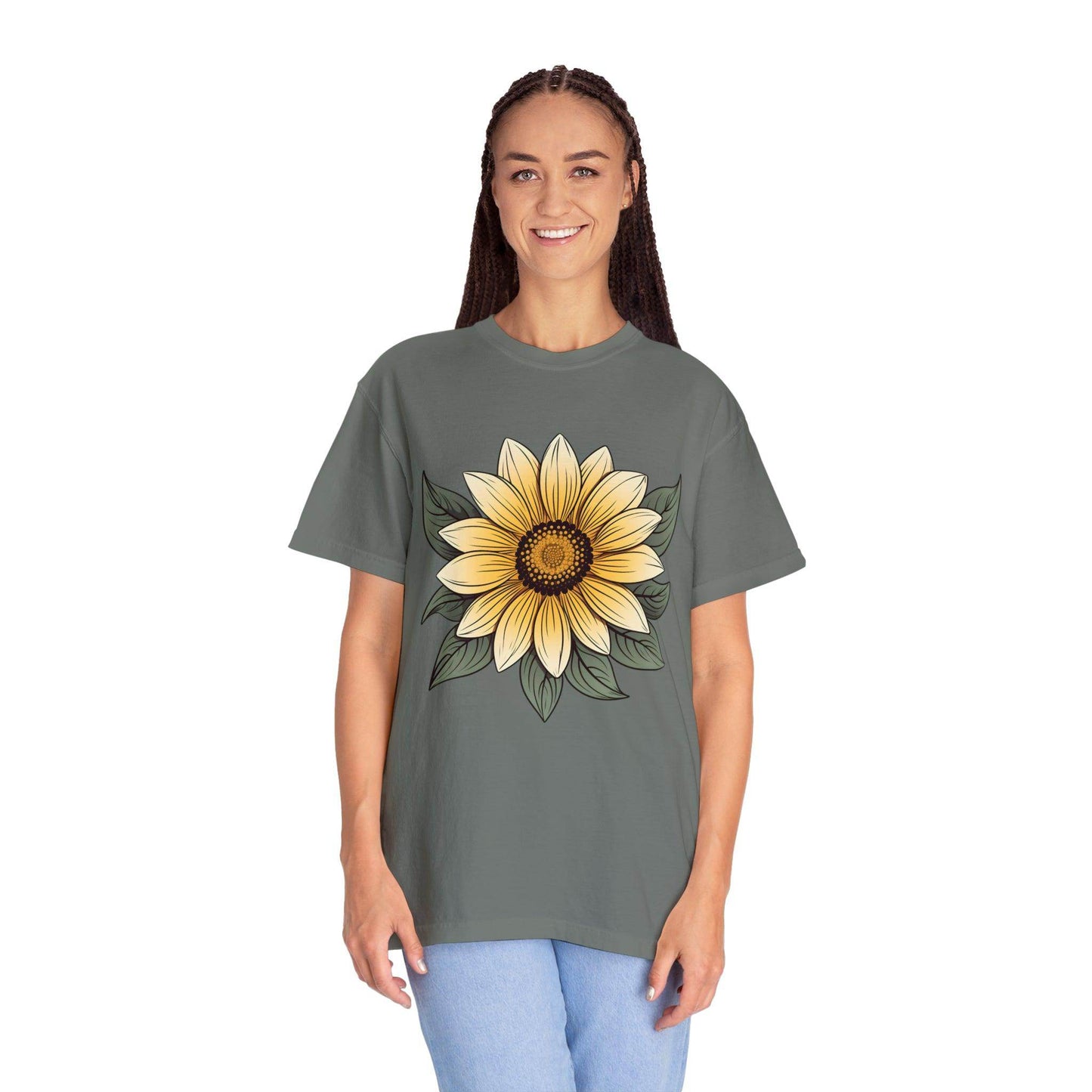 Sunflower Shirt Flower Shirt Aesthetic, Floral Graphic Tee Floral Shirt Flower T-shirt, Wild Flower Shirt Gift For Her Wildflower T-shirt - Giftsmojo
