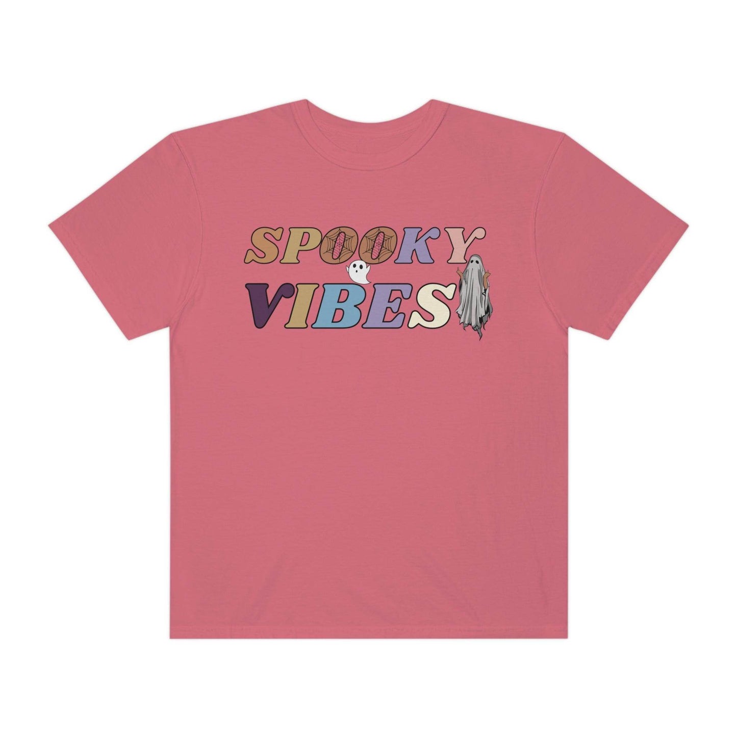 Retro Halloween Tshirt, Spooky Vibes Shirt, Vintage Shirt, Cute Halloween Shirt - Fall shirt - Giftsmojo