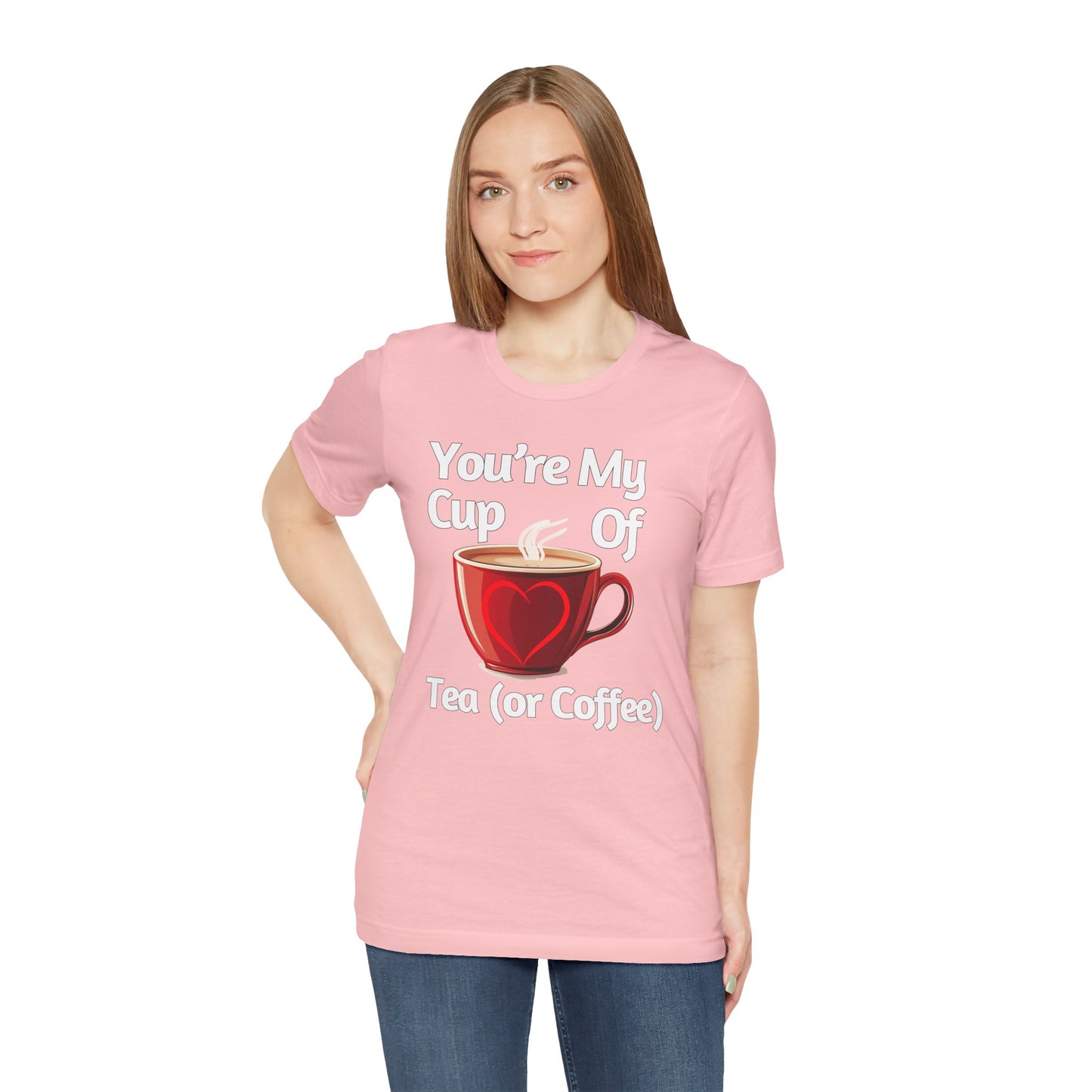 Funny Couple Tee - Unisex Jersey Short Sleeve Tee - Cream to my Coffee