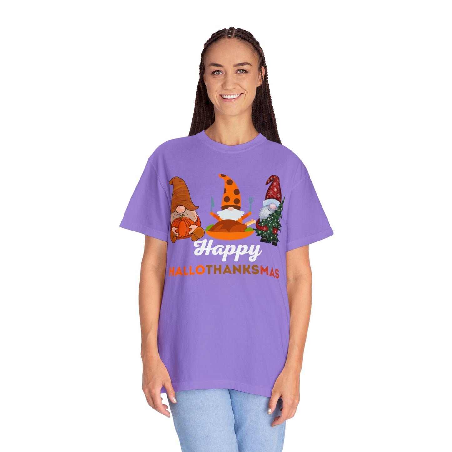 Happy HALLOTHANKSMAS Gift for Fall Halloween Thanksgiving Christmas Gift