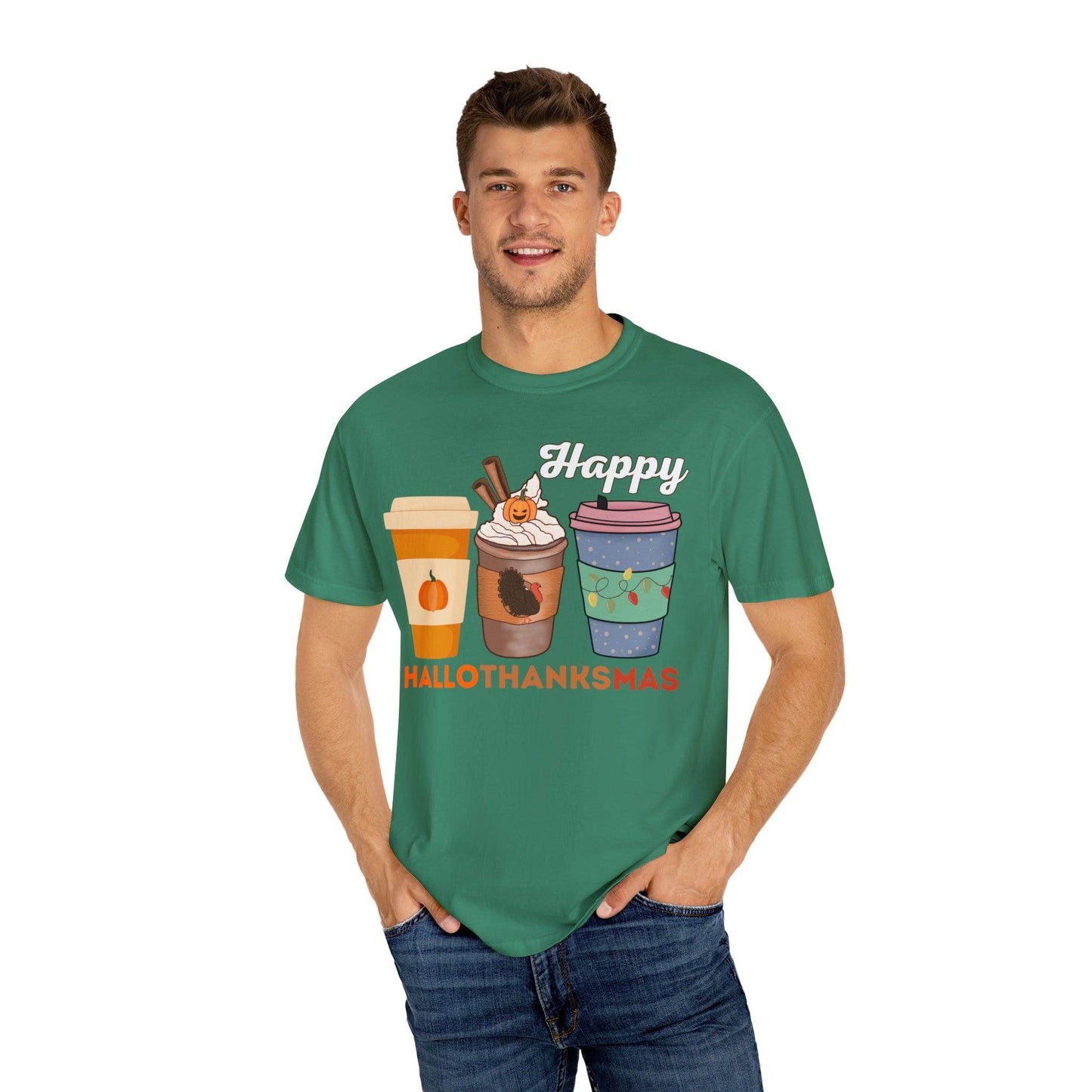 HALLOTHANKSMAS Gift for Fall Halloween Thanksgiving Christmas Gift - Giftsmojo