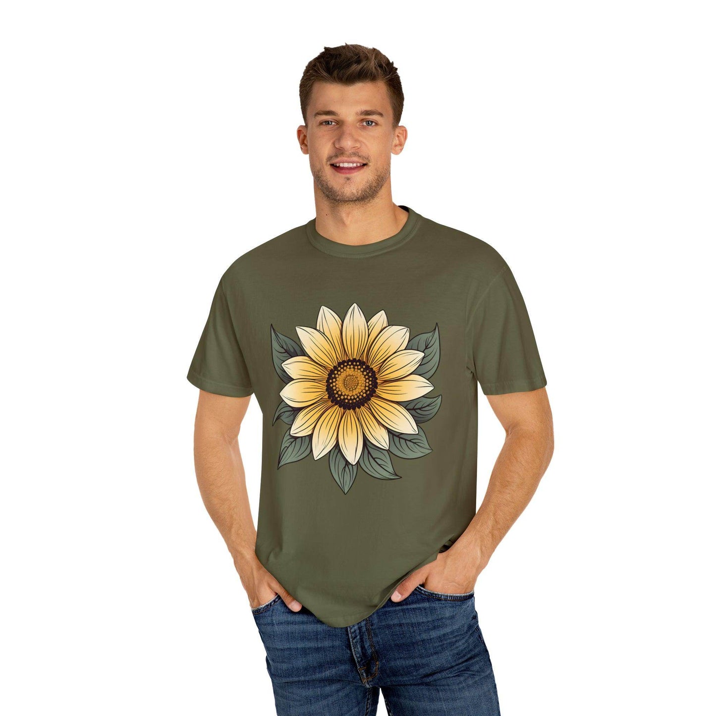 Sunflower Shirt Flower Shirt Aesthetic, Floral Graphic Tee Floral Shirt Flower T-shirt, Wild Flower Shirt Gift For Her Wildflower T-shirt - Giftsmojo