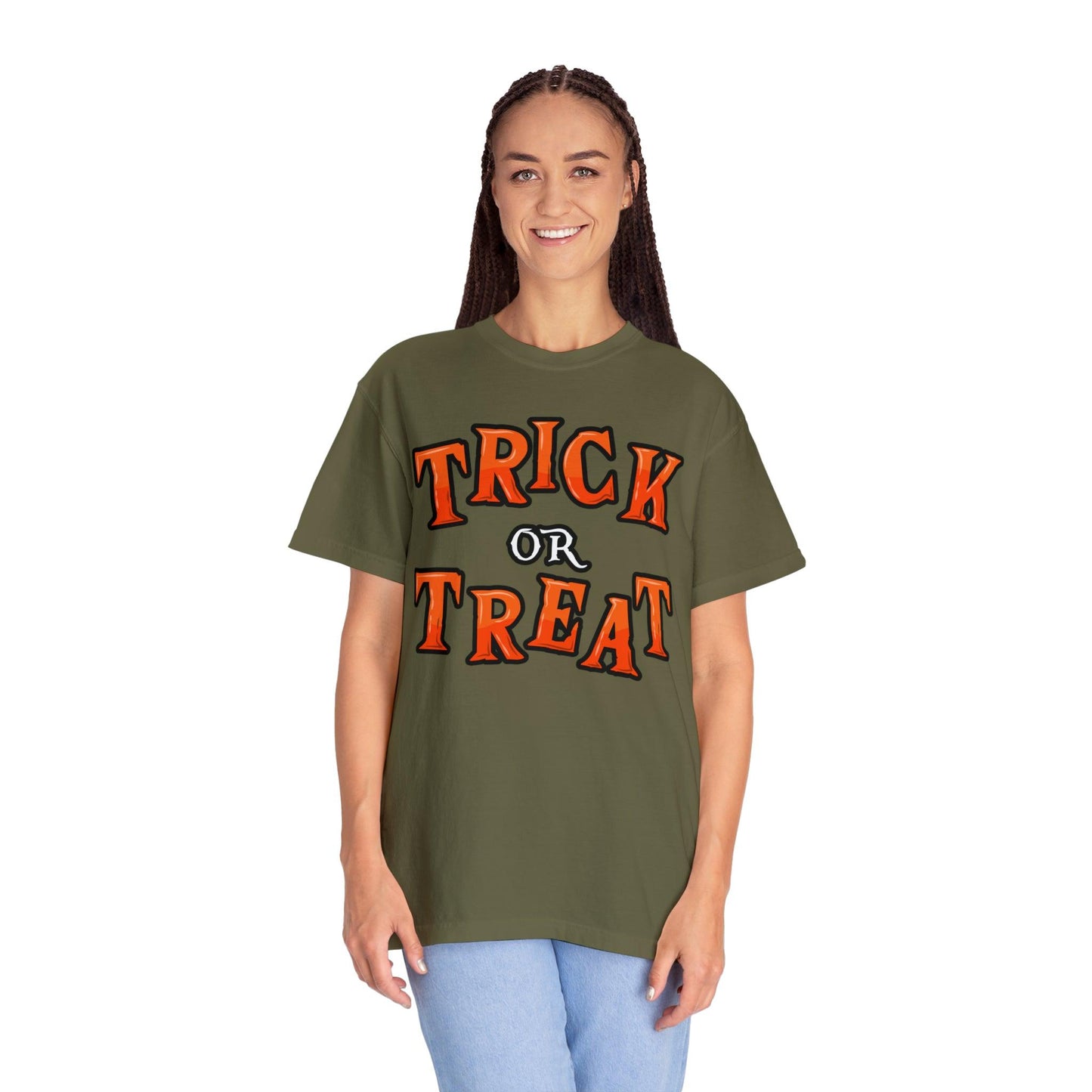 Trick or Treat Shirt Halloween Party Outfit Vintage Shirt Halloween Shirt Cute Spooky Shirt, Halloween Gift Halloween T-shirtRetro Halloween Tshirt - Giftsmojo