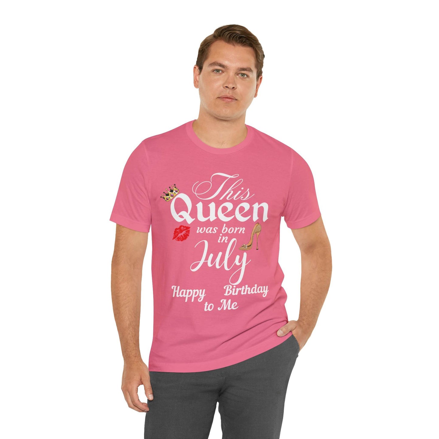 Birthday Queen Shirt, Gift for Birthday, This Queen was born in July Shirt, Funny Queen Shirt, Funny Birthday Shirt, Birthday Gift - Giftsmojo