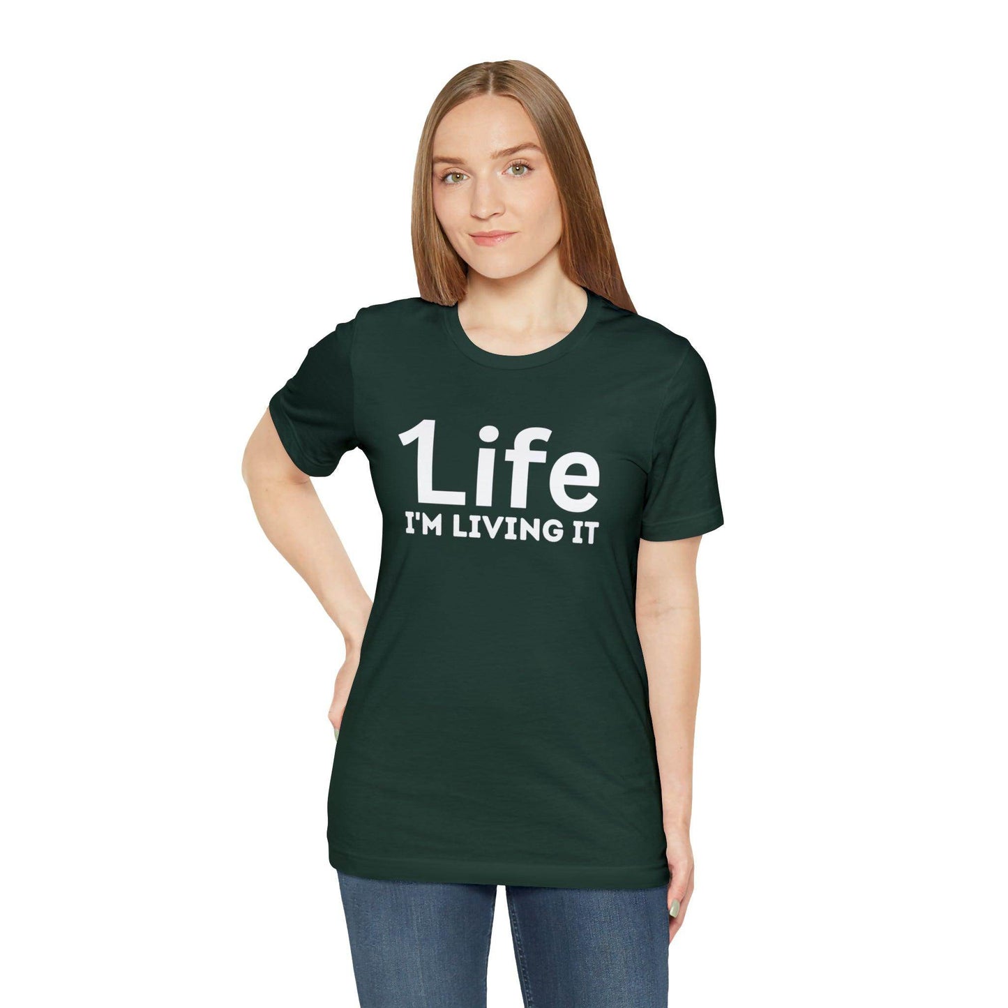 One Life I'M Living It Shirt One life Shirt 1life shirt Live Your Life You Only Have One Life To Live Shirt - Giftsmojo